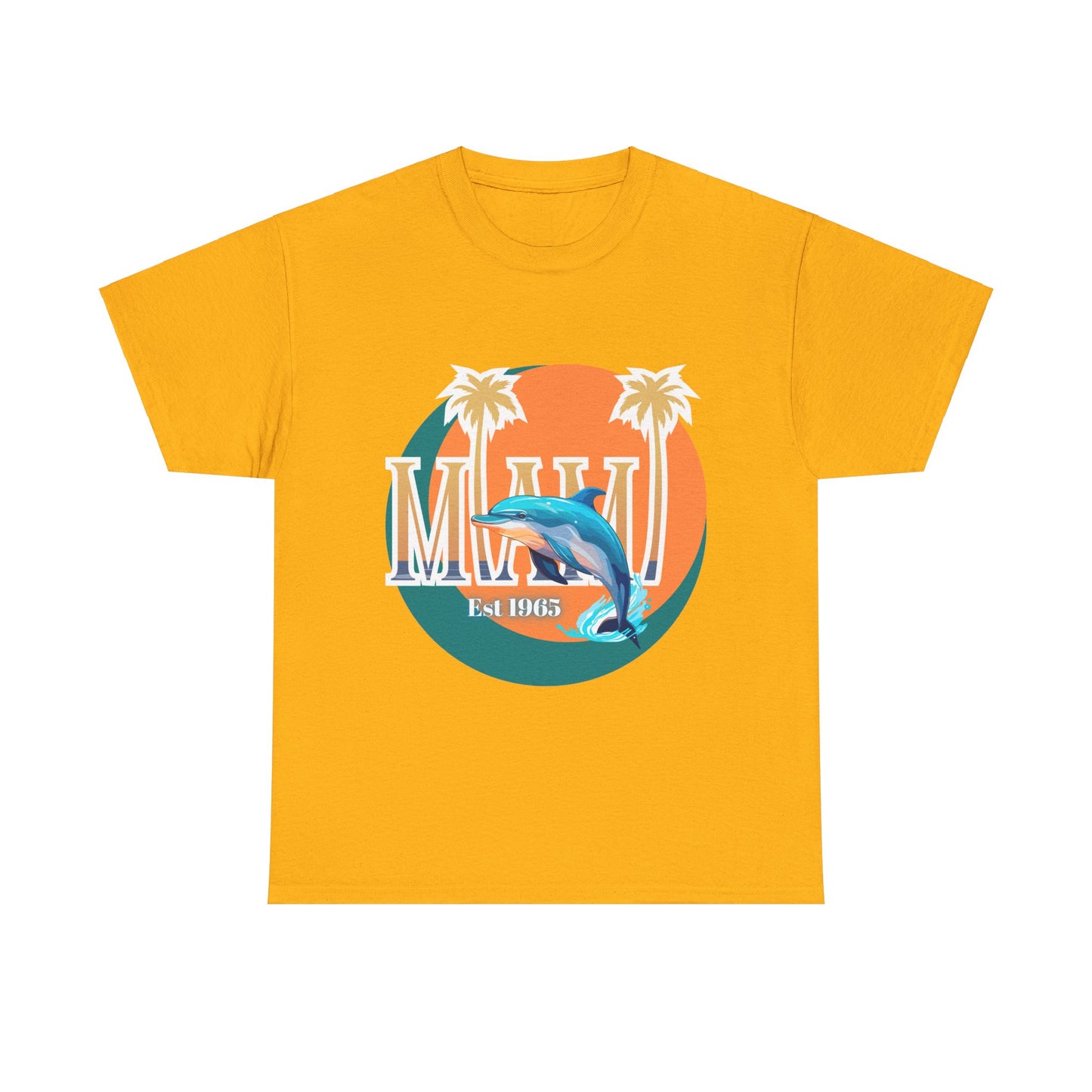 Miami Dolphins NFL Inspired Game Time Unisex Heavy Cotton Tee, Fantasy Football, Superbowl