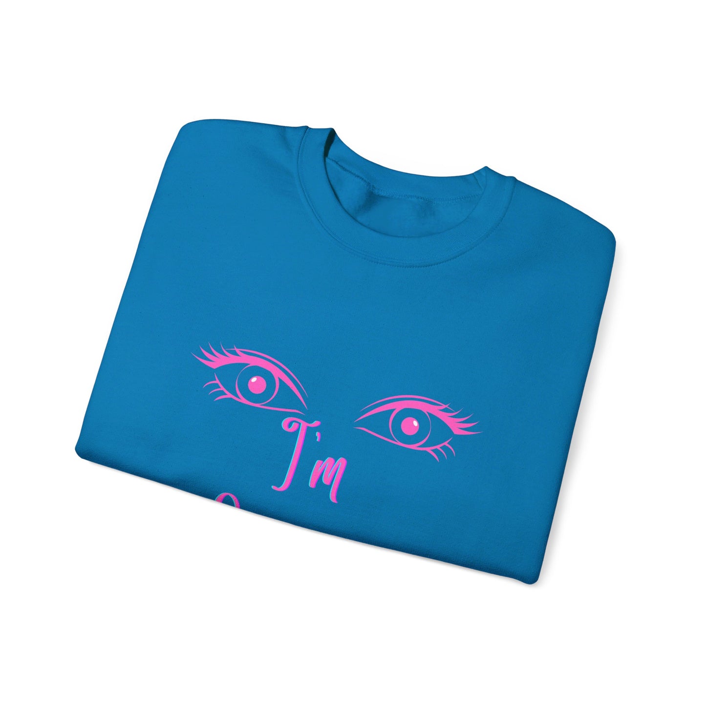 Seeing in HD Espresso Unisex Heavy Blend™ Crewneck Sweatshirt