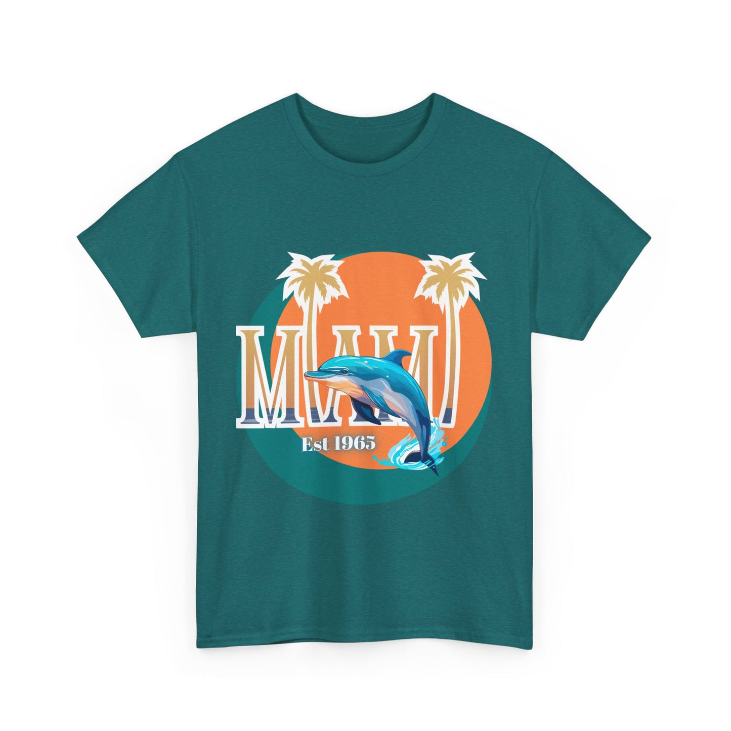 Miami Dolphins NFL Inspired Game Time Unisex Heavy Cotton Tee, Fantasy Football, Superbowl