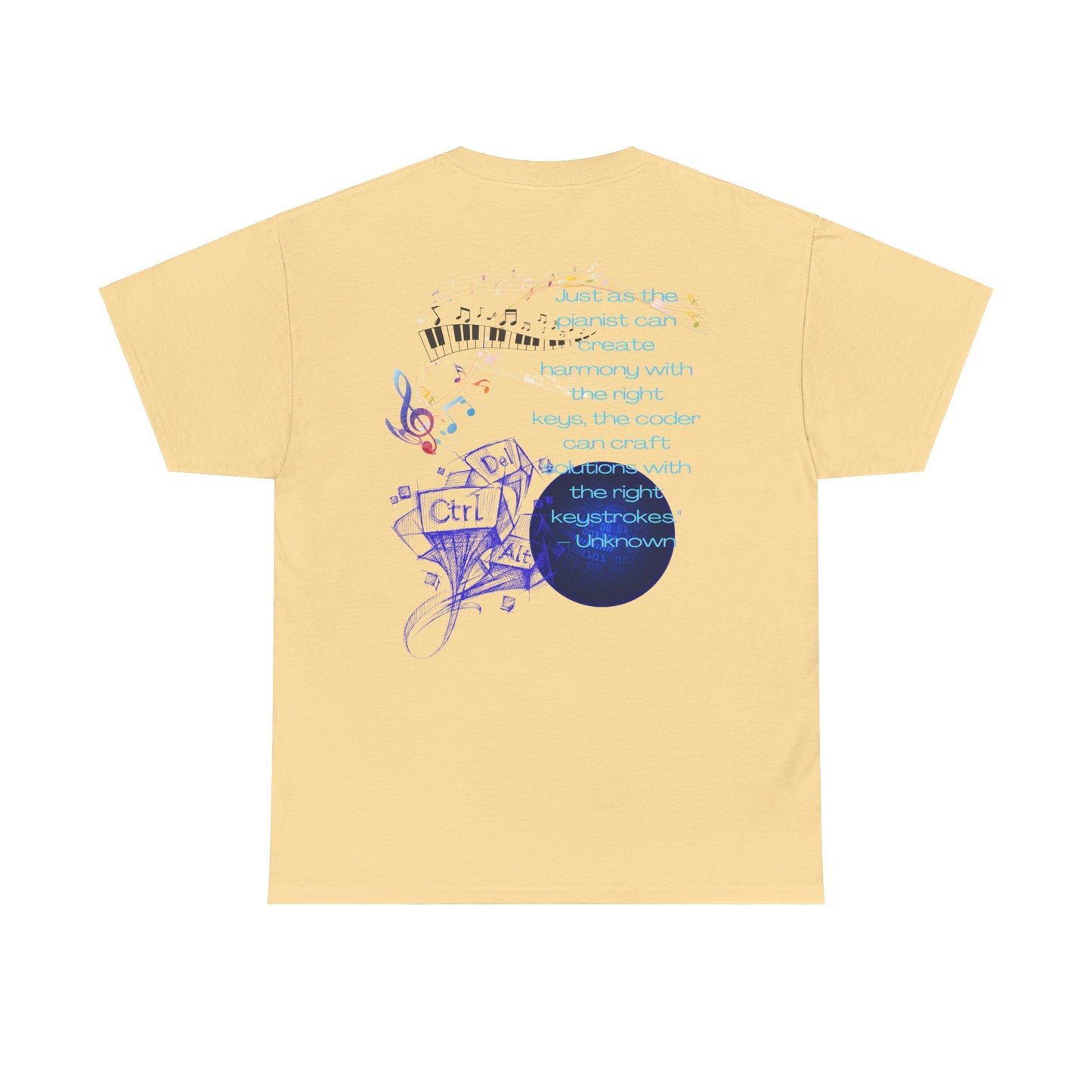 It's All In The Keys Unisex Heavy Cotton Tee