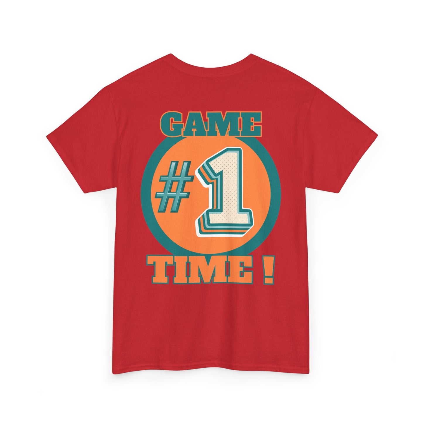 Miami Dolphins NFL Inspired Game Time Unisex Heavy Cotton Tee, Fantasy Football, Superbowl