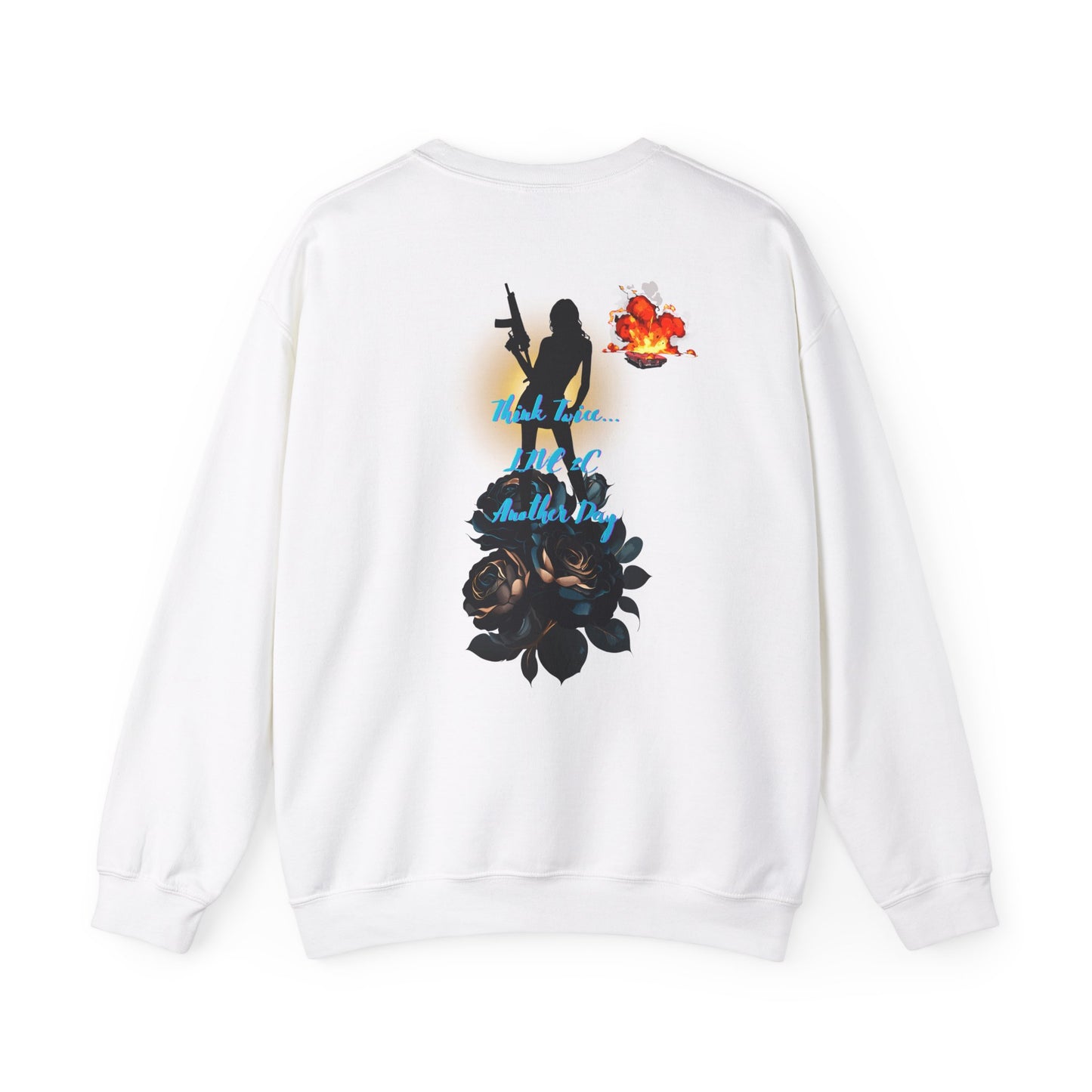 Pistol Whipped 2 Unisex Heavy Blend Crewneck Sweatshirt, Trendy Streetwear Fashion, Street Style, Graphic Sweatshirt, Streetwear Fashion