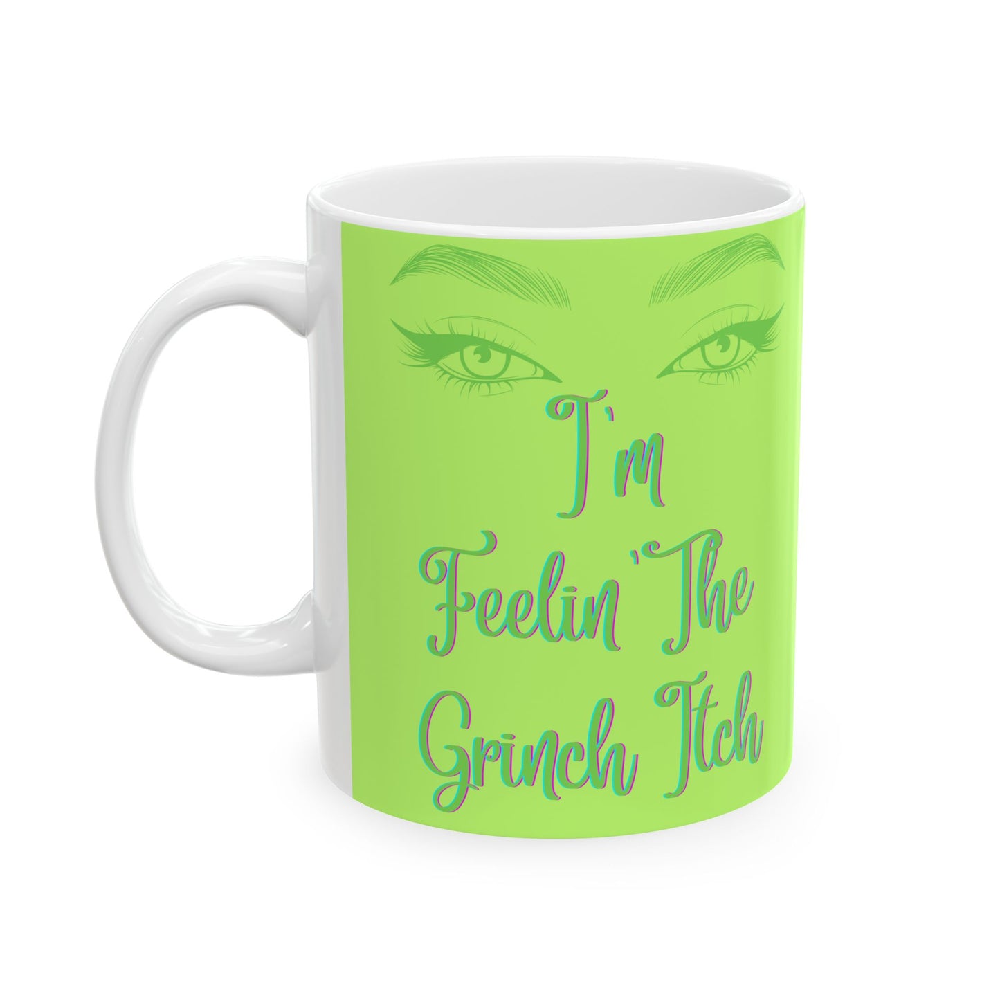 Grinch Games Ceramic Mug 11oz, 15oz - Christmas Coffee Cup, Holiday Tea Mug, Funny Xmas Gift, Festive Drinkware, Green Grinch Cup