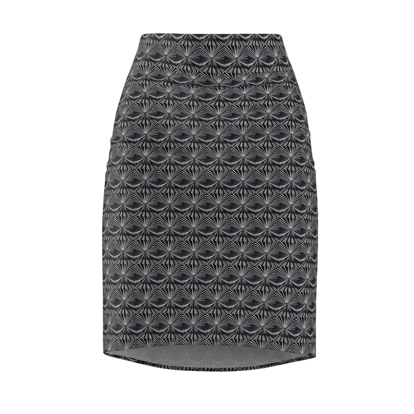 Horizon Inspired Women's Pencil Skirt, Fashion Casual Stretchy Stylish Skirt