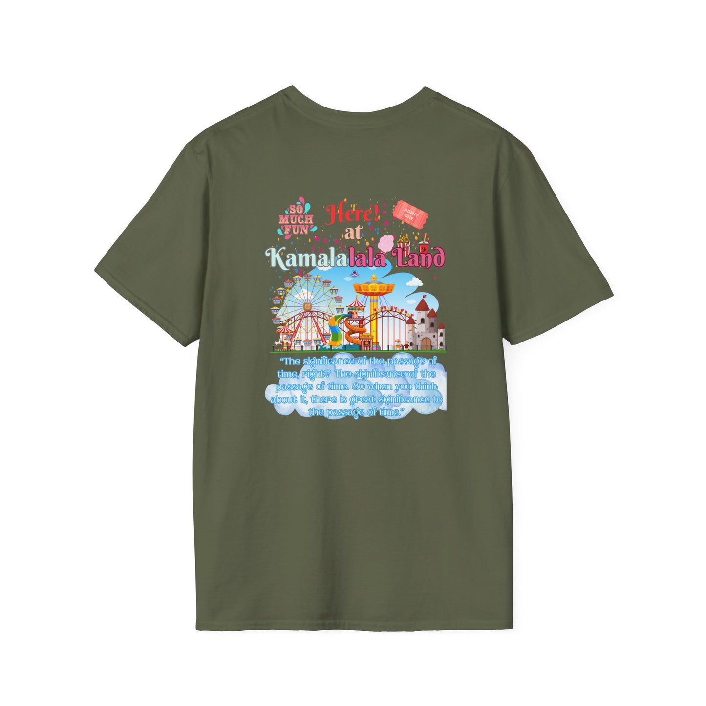 Kamala lalaland Unisex Soft-style T-shirt, Presidential Candidate Unisex Softstyle T-Shirt, Election 2024, Election Season, USA Politics, Equality Shirt