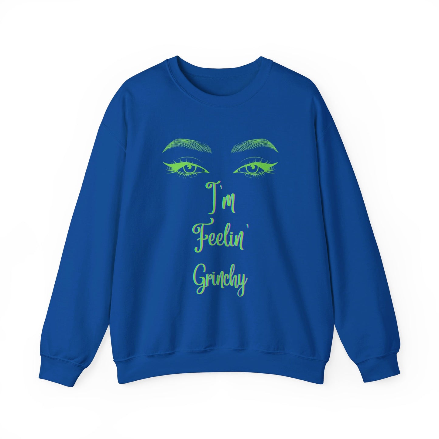 Feelin Grinchy Unisex Heavy Blend™ Crewneck Sweatshirt