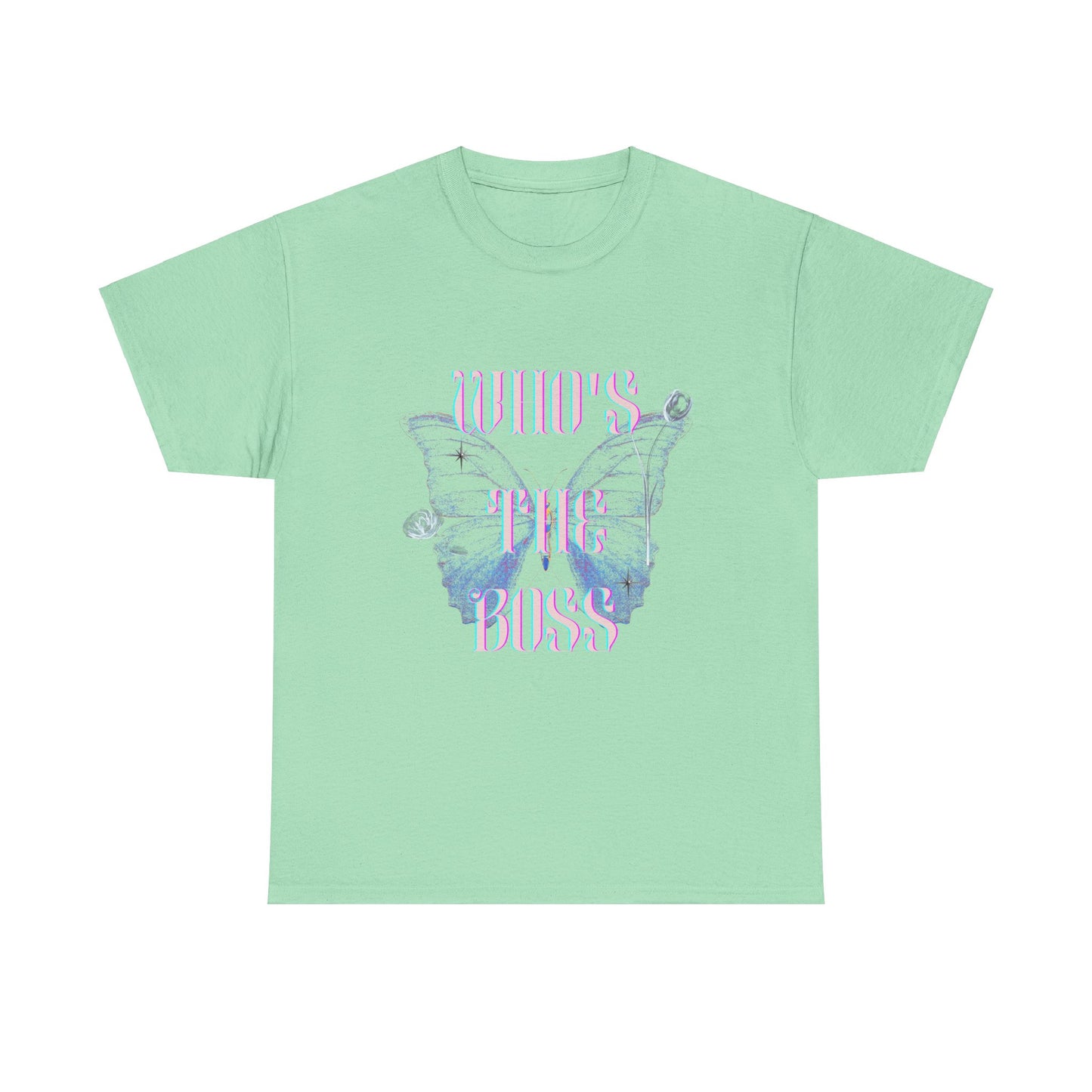 Mom's the boss Unisex Heavy Cotton T-shirt, Funny Mother's Day Gift, Mom Shirt, Mom Boss Shirt, Mom Birthday Gift, Mom Fashion, Mom Apparel