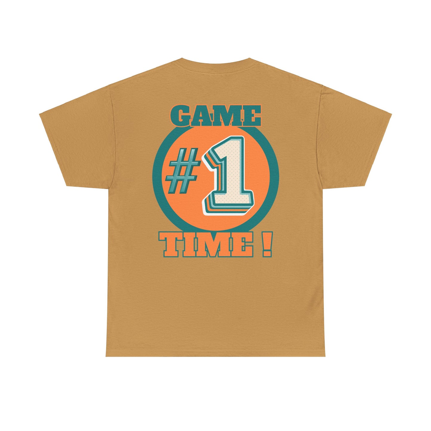 Miami Dolphins NFL Inspired Game Time Unisex Heavy Cotton Tee, Fantasy Football, Superbowl
