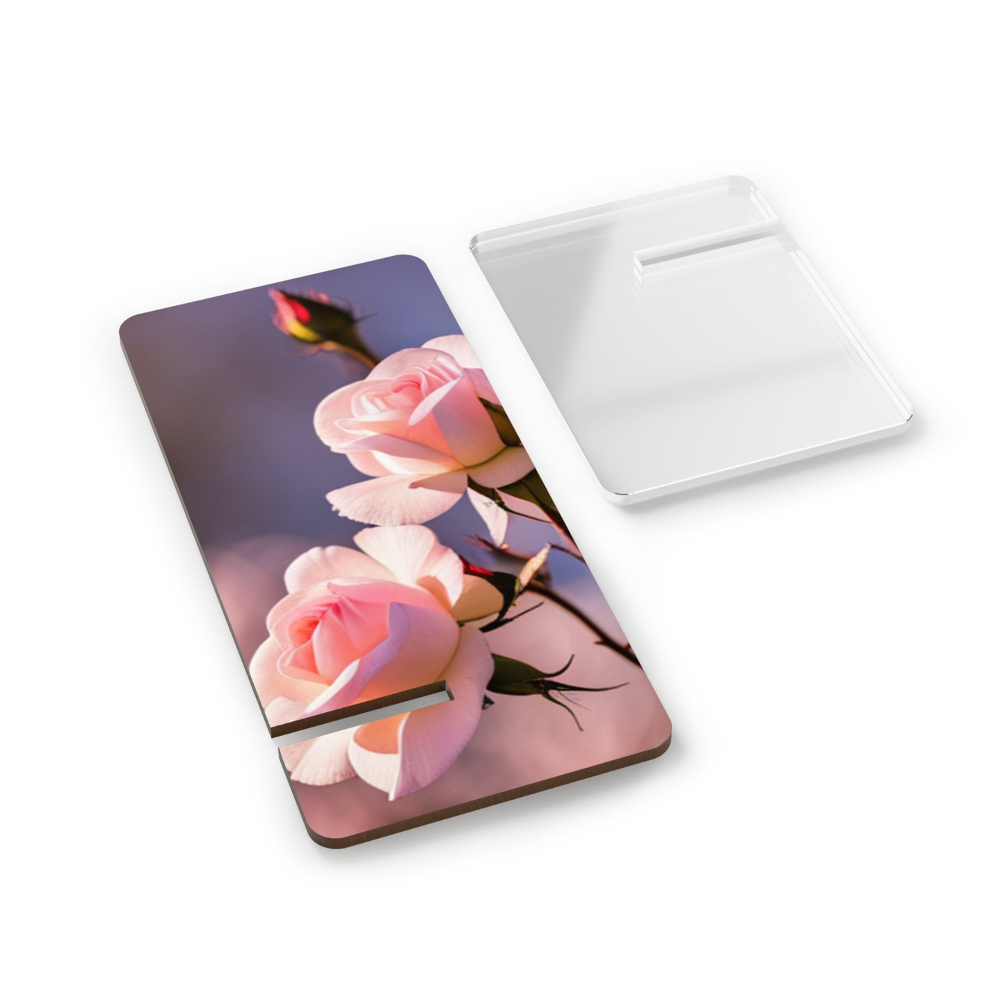 Pink Roses Mobile Display Stand for Smartphones
