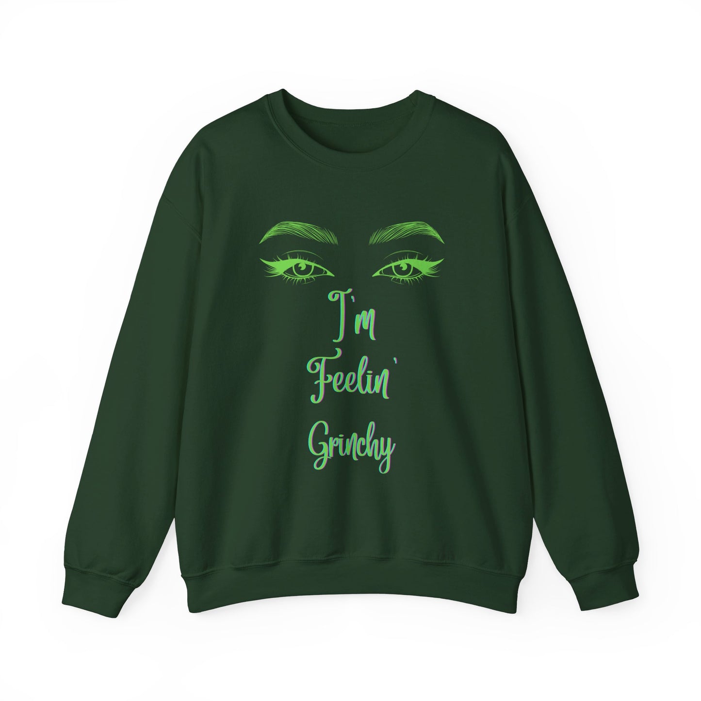 Feelin Grinchy Unisex Heavy Blend™ Crewneck Sweatshirt