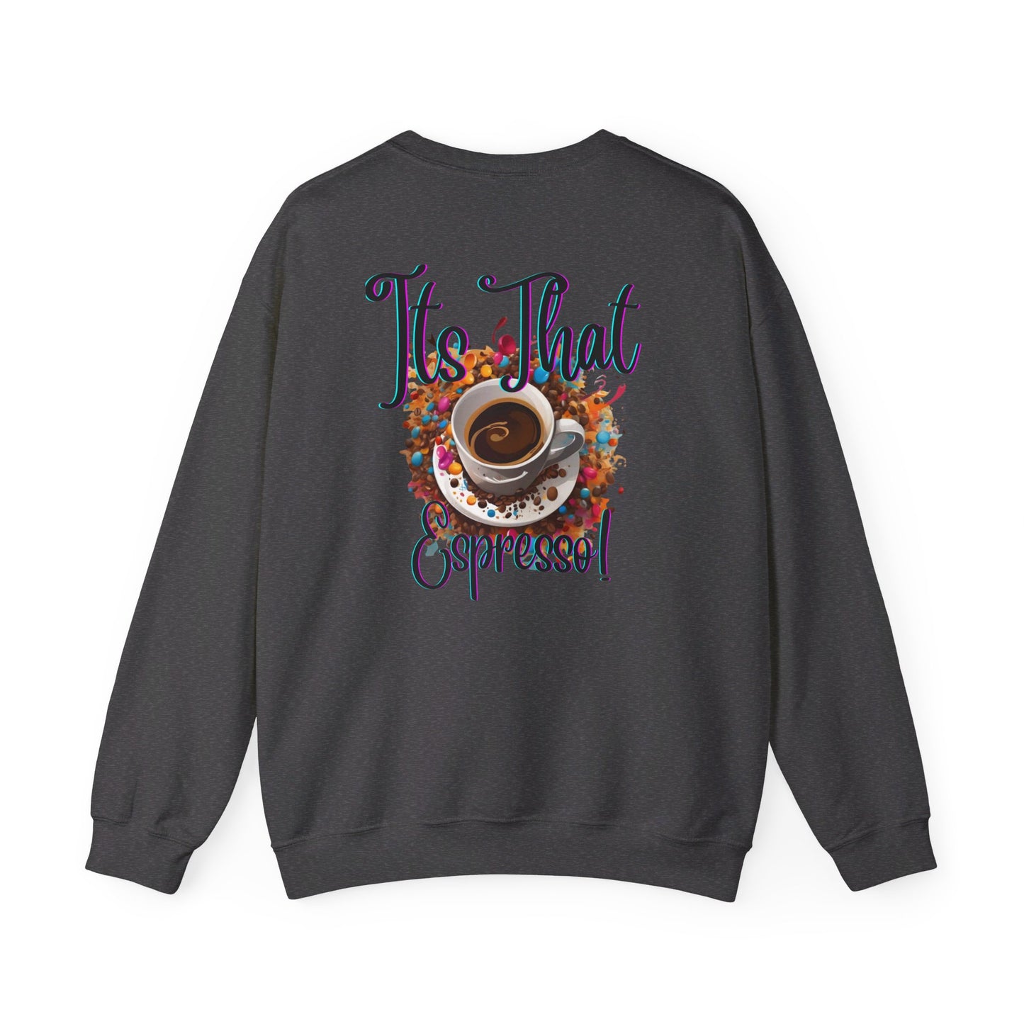 Seeing in HD Espresso Unisex Heavy Blend™ Crewneck Sweatshirt