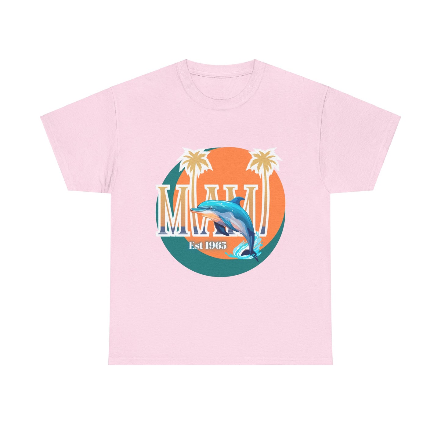 Miami Dolphins NFL Inspired Game Time Unisex Heavy Cotton Tee, Fantasy Football, Superbowl