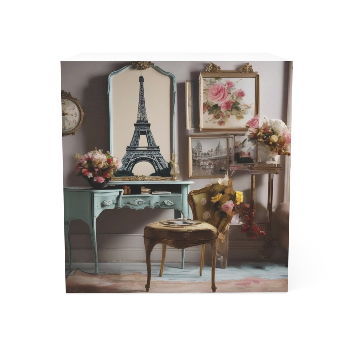 Paris Cityscape Inspired - Note Cube