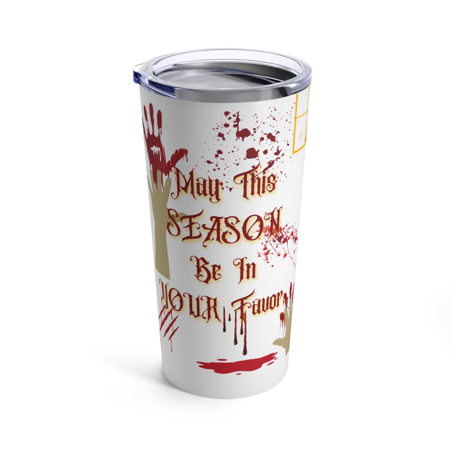 Halloween Vampire Pinup Tumbler 20oz - Gothic Drinkware for Fright Night
