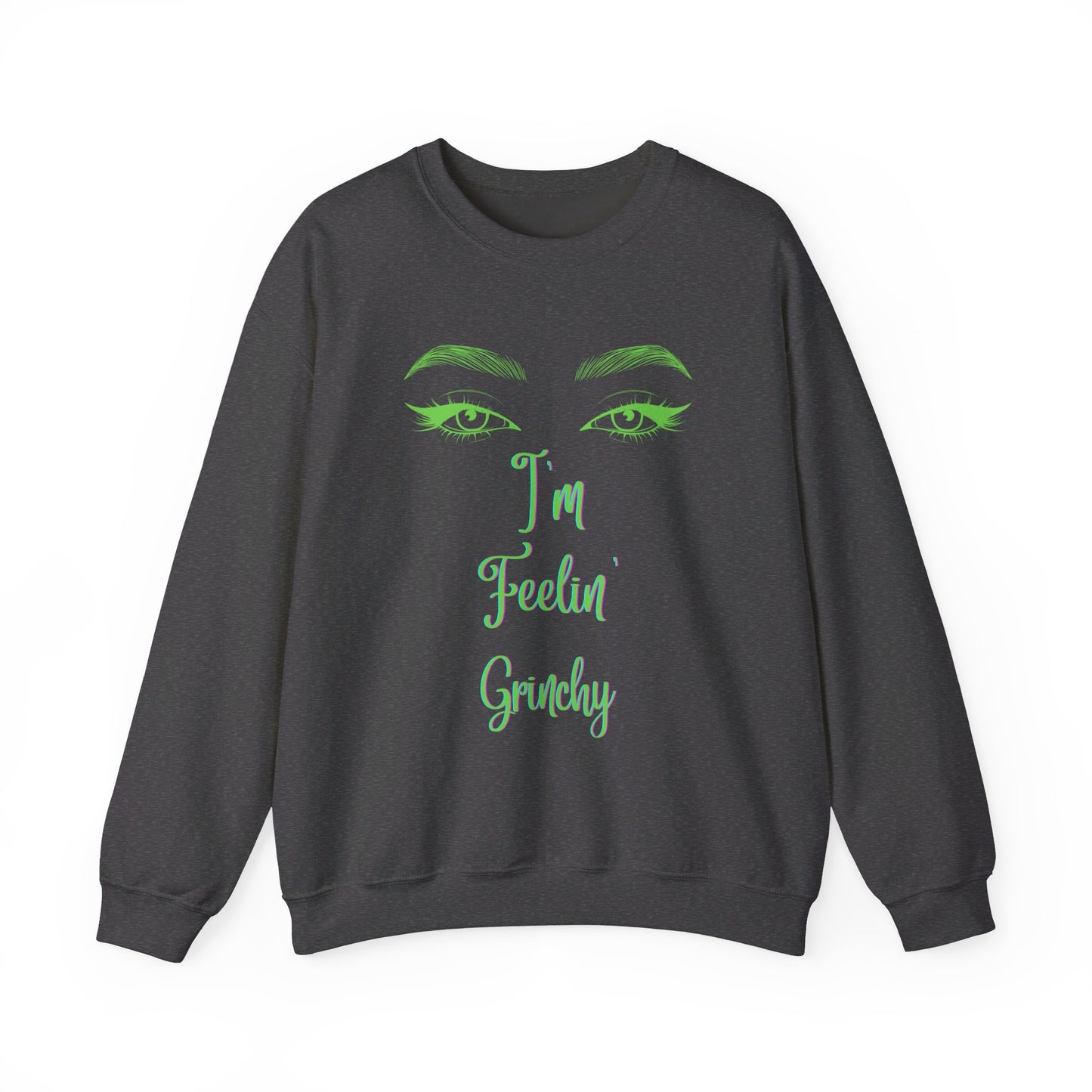 Feelin Grinchy Unisex Heavy Blend™ Crewneck Sweatshirt
