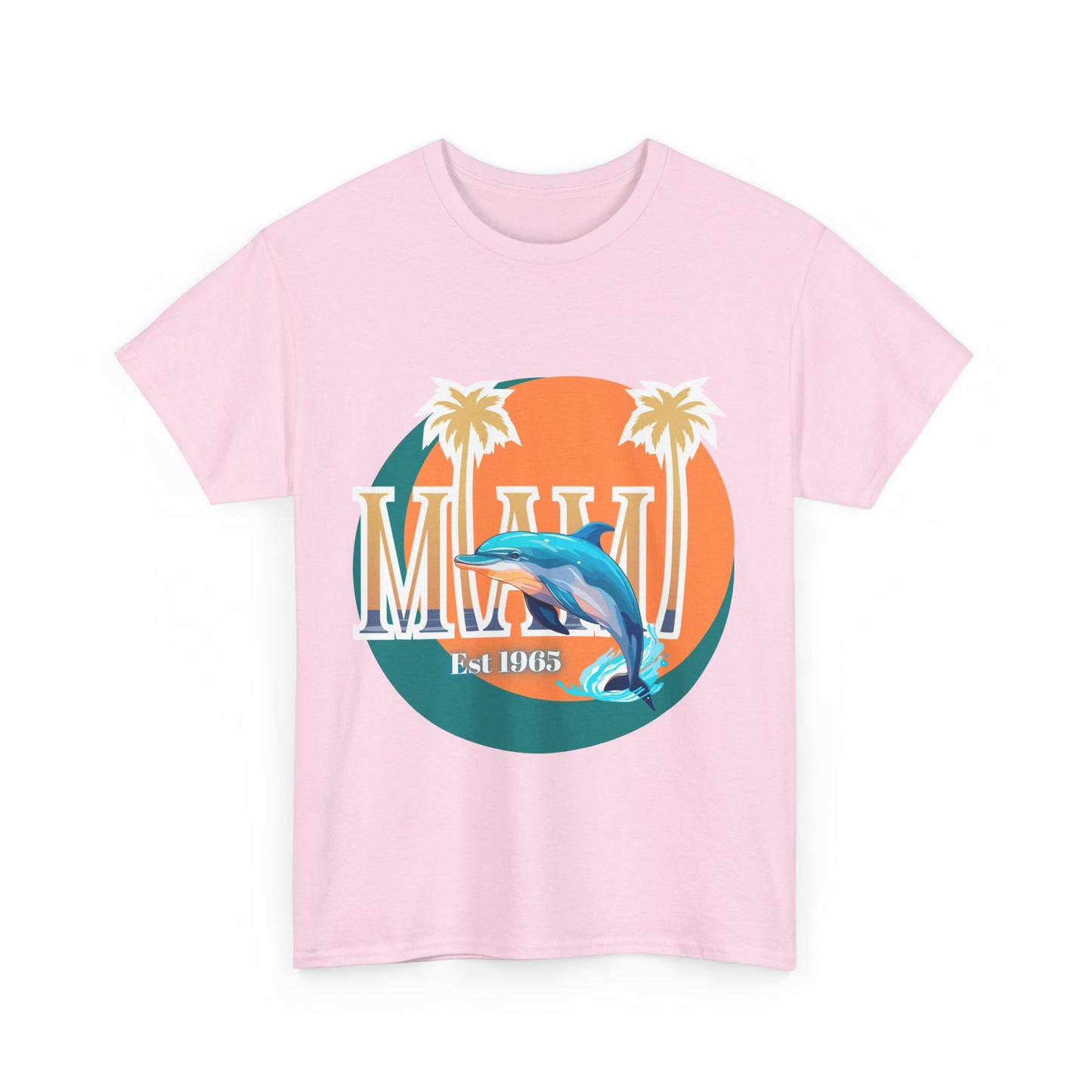 Miami Dolphins NFL Inspired Game Time Unisex Heavy Cotton Tee, Fantasy Football, Superbowl