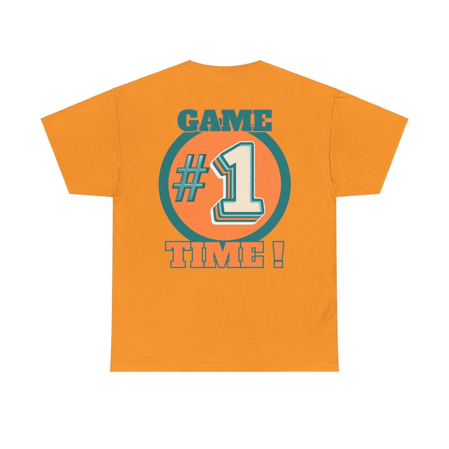 Miami Dolphins NFL Inspired Game Time Unisex Heavy Cotton Tee, Fantasy Football, Superbowl