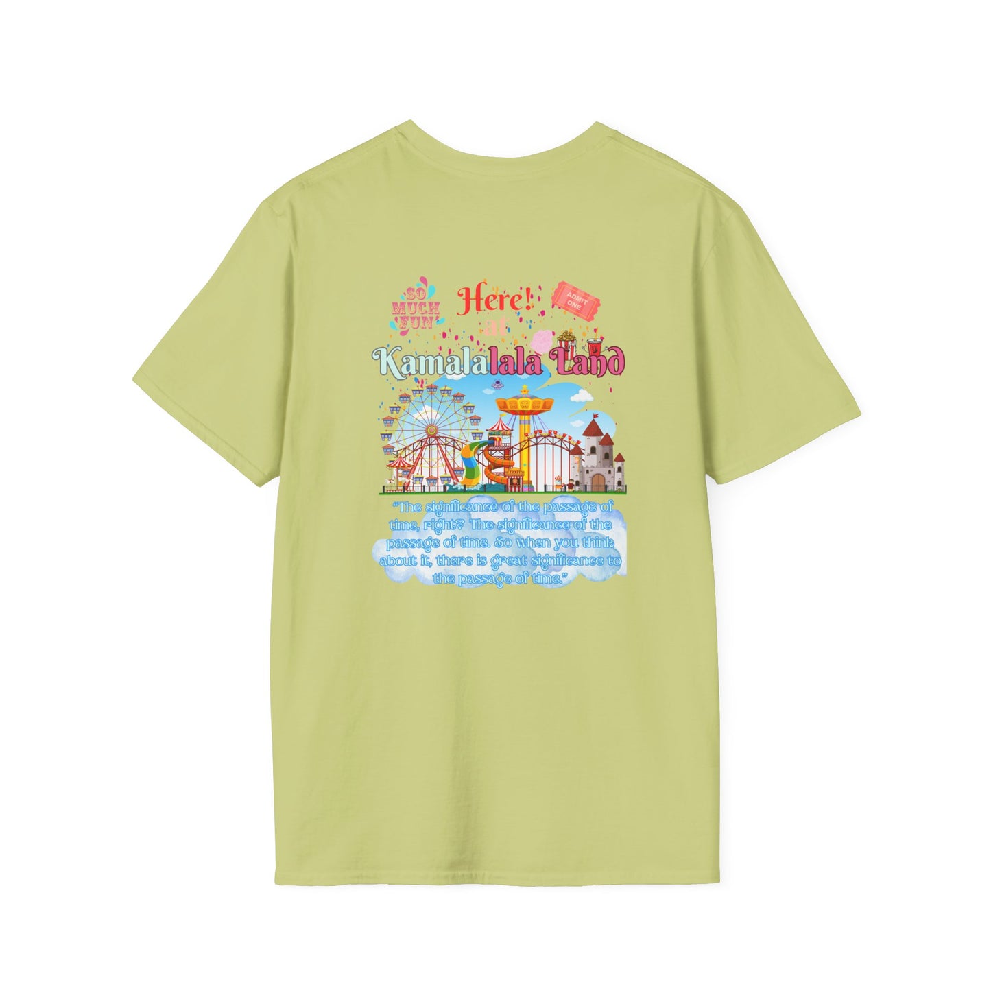 Kamala lalaland Unisex Soft-style T-shirt, Presidential Candidate Unisex Softstyle T-Shirt, Election 2024, Election Season, USA Politics, Equality Shirt