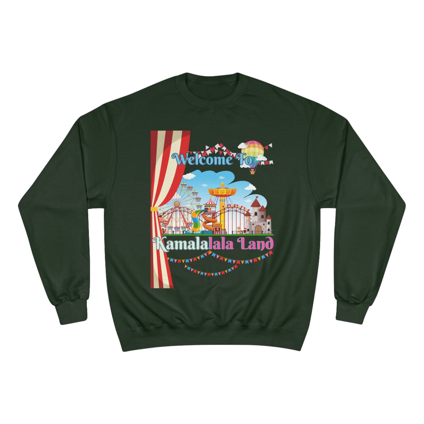 KamalaLaLa Land Champion Sweatshirt - Funny Political Election Gift for Him or Her
