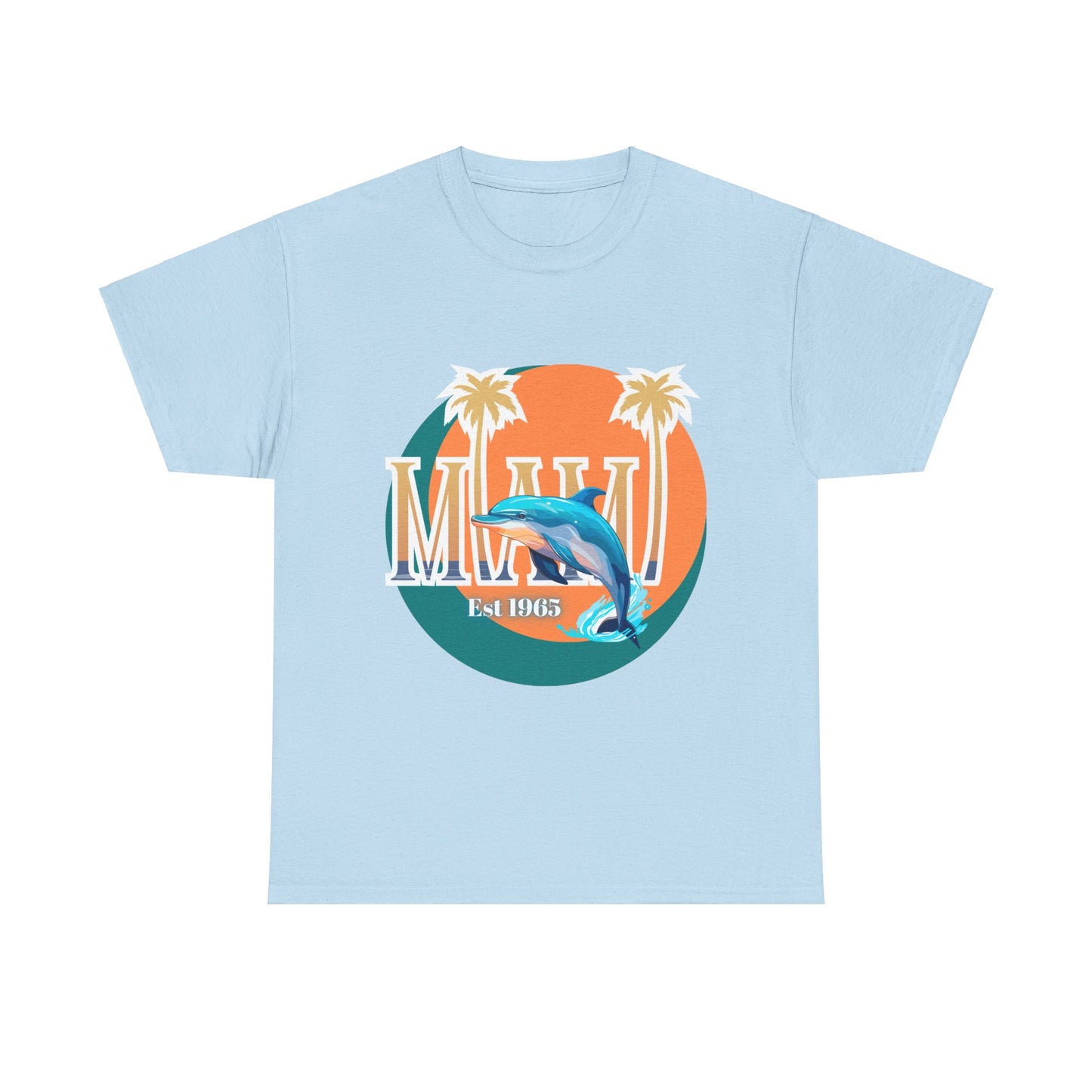 Miami Dolphins NFL Inspired Game Time Unisex Heavy Cotton Tee, Fantasy Football, Superbowl