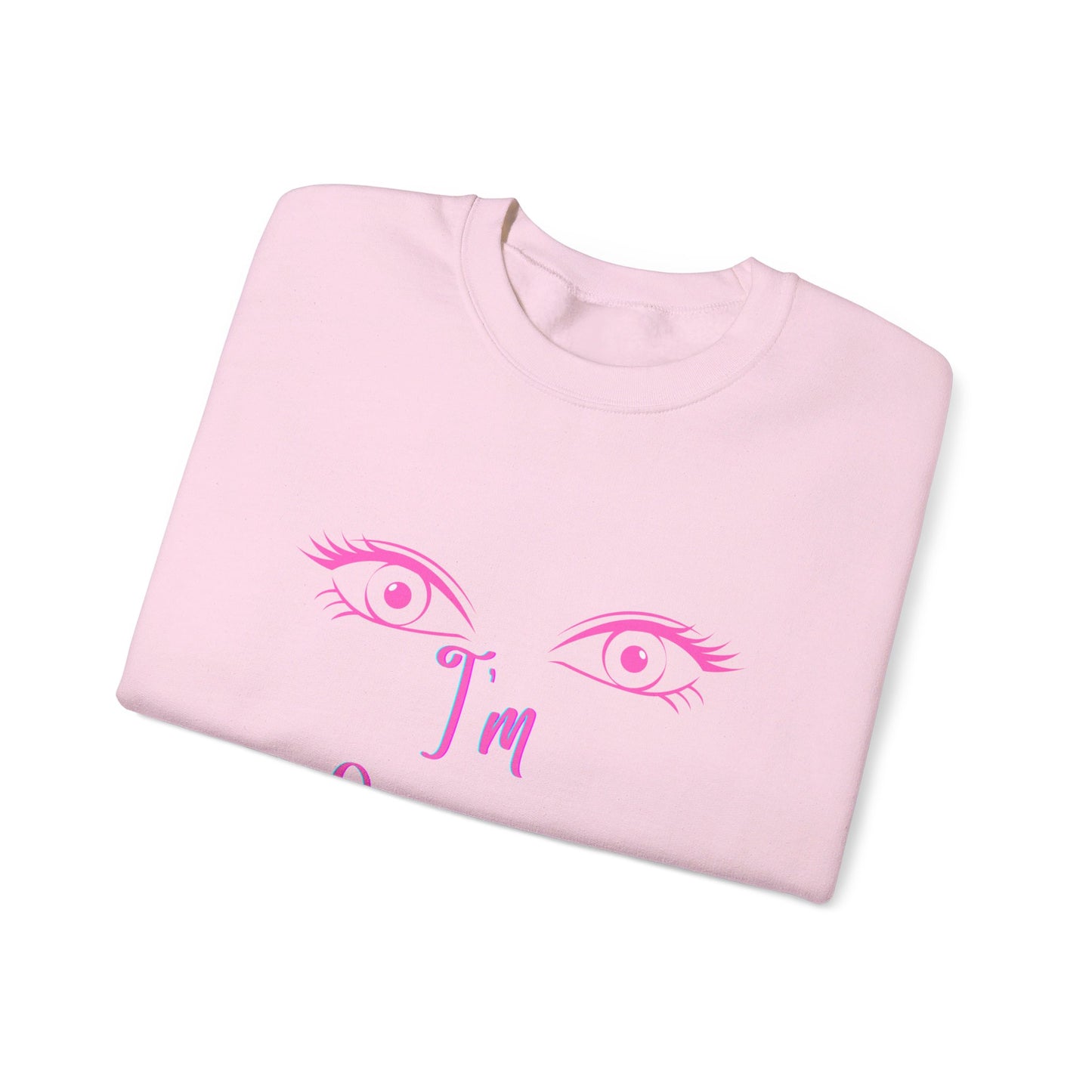 Seeing in HD Espresso Unisex Heavy Blend™ Crewneck Sweatshirt