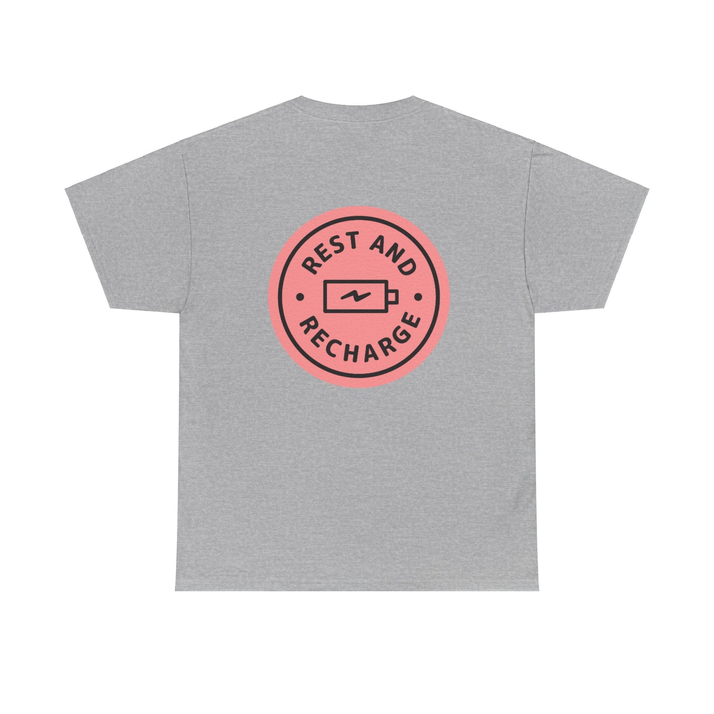 Energy Saving Unisex Heavy Cotton Tee, R & R Funny Dog Lover Shirt, Funny Dog Shirt, Dog Lover Gift, Puppy Graphic Tee