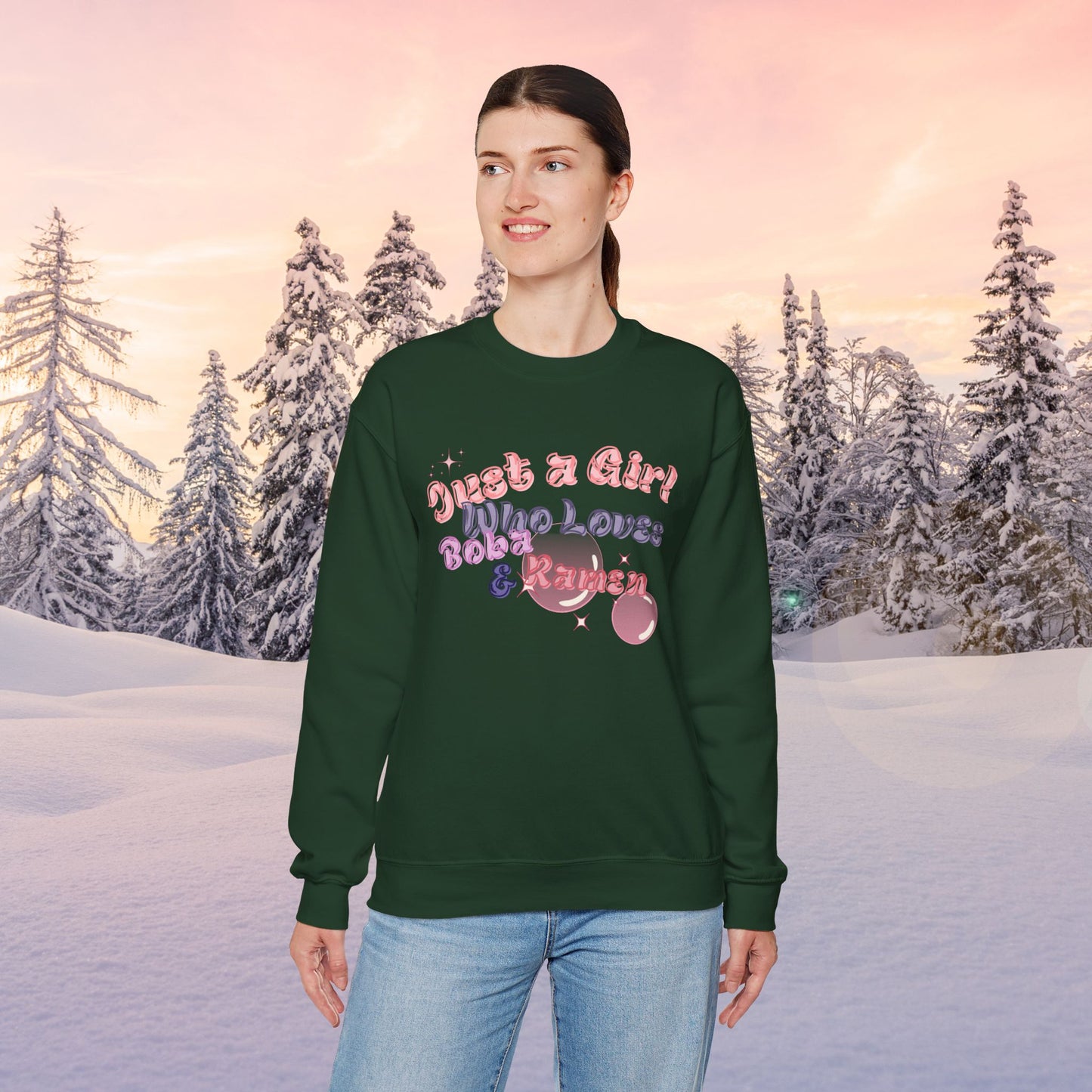 Boba and Ramen Love Sweatshirt