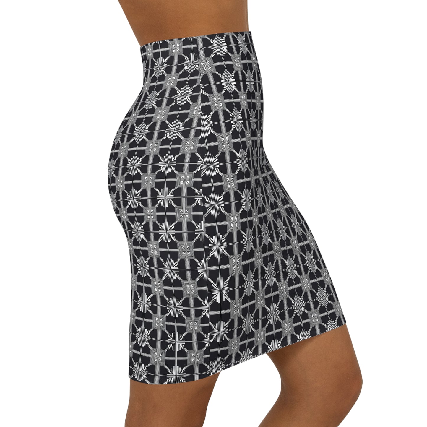 Women's PCU Inspired Mid-Waist Pencil Skirt, Stylish and Comfortable Skirt for Work or Casual Wear, Stretchy Pencil Skirt, Office Attire