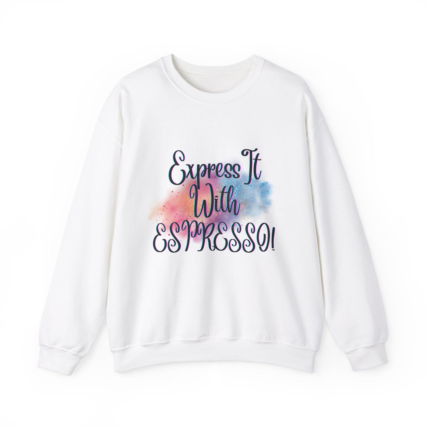 Express It Espresso Unisex Heavy Blend™ Crewneck Sweatshirt
