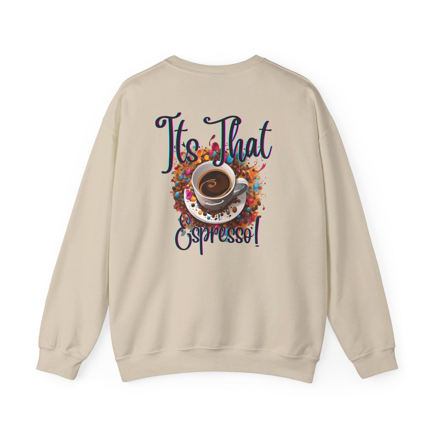 Seeing in HD Espresso Unisex Heavy Blend™ Crewneck Sweatshirt