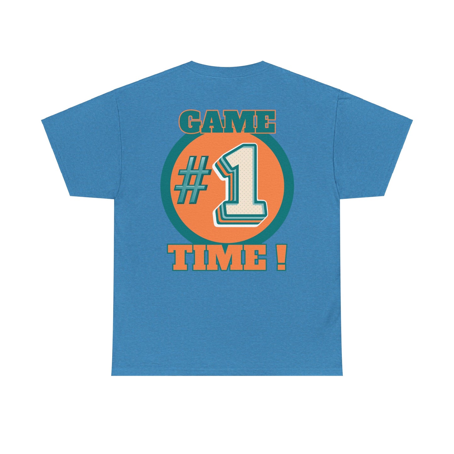Miami Dolphins NFL Inspired Game Time Unisex Heavy Cotton Tee, Fantasy Football, Superbowl