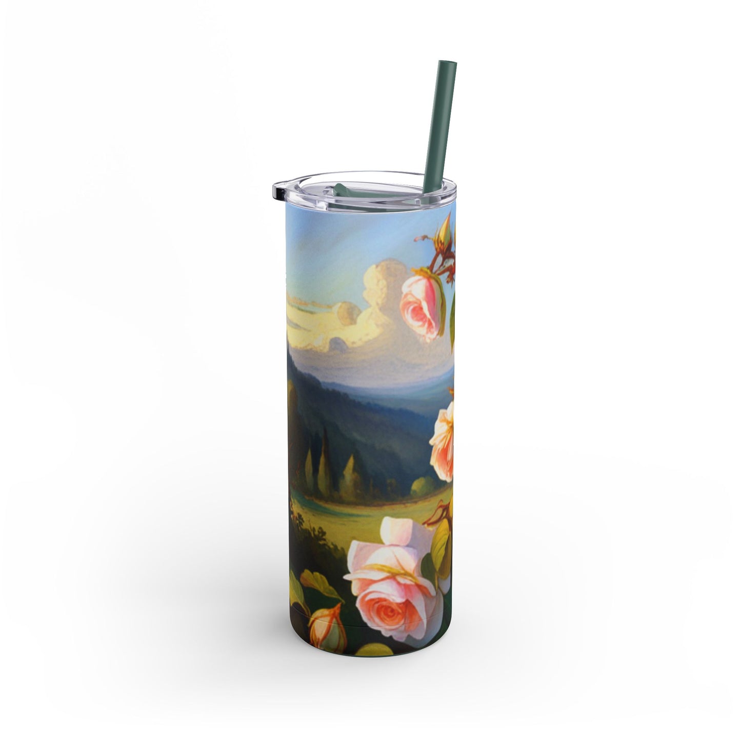 Tumbler - Scenery of Roses Maars Maker Skinny Matte Tumbler, 20oz
