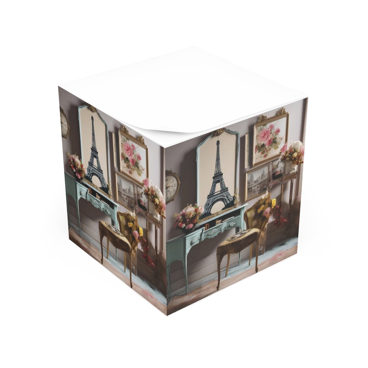Paris Cityscape Inspired - Note Cube