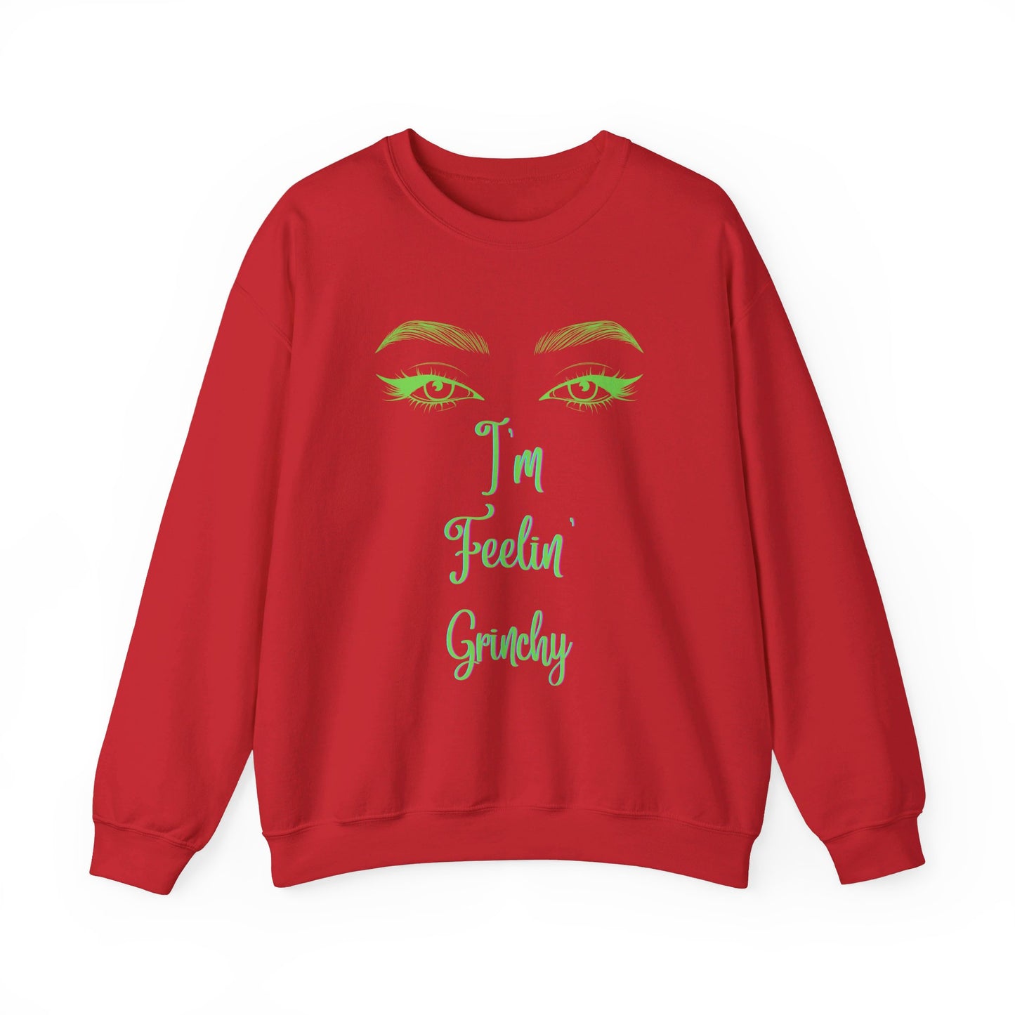Feelin Grinchy Unisex Heavy Blend™ Crewneck Sweatshirt
