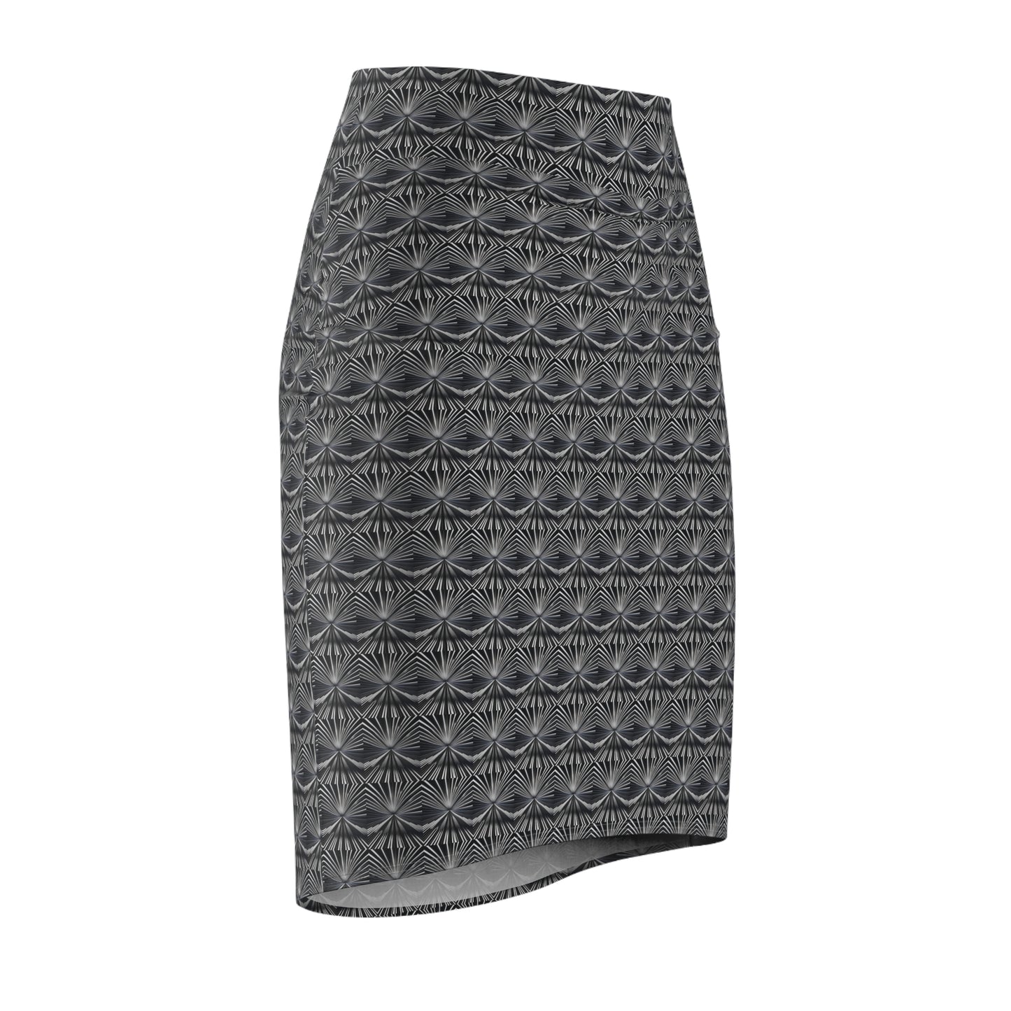 Horizon Inspired Women's Pencil Skirt, Fashion Casual Stretchy Stylish Skirt