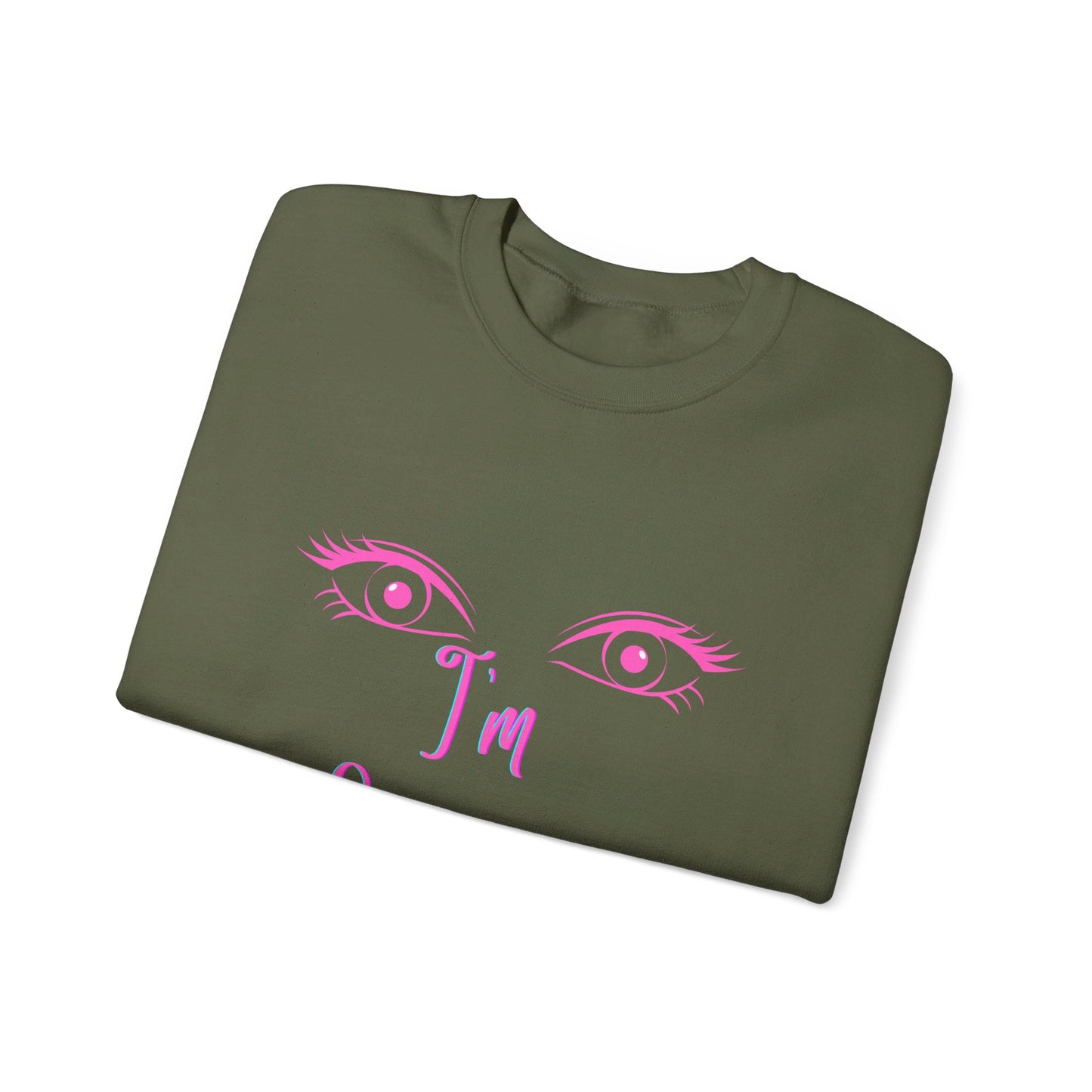 Seeing in HD Espresso Unisex Heavy Blend™ Crewneck Sweatshirt