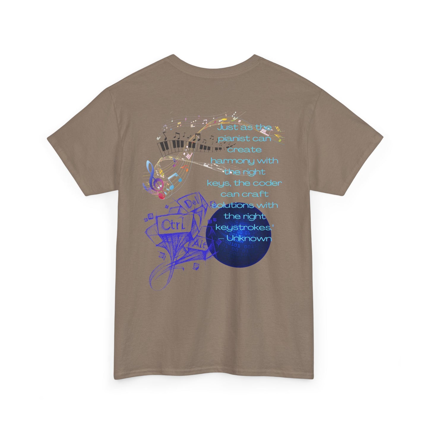 The Right Keys Unisex Tee, Pianist and Coder Gift, Music and Tech Lover Shirt, Programmer and Musician Top, Keyboardist