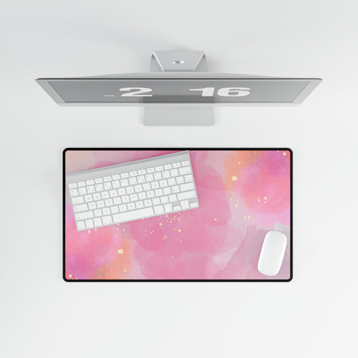 Watermark in Pink Desk Mat | Large Sizes | Office Decor | Desk Accessories