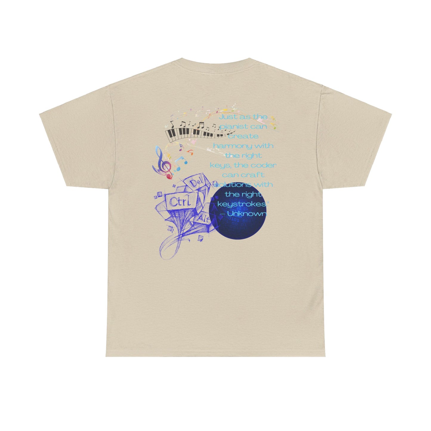 It's All In The Keys Unisex Heavy Cotton Tee