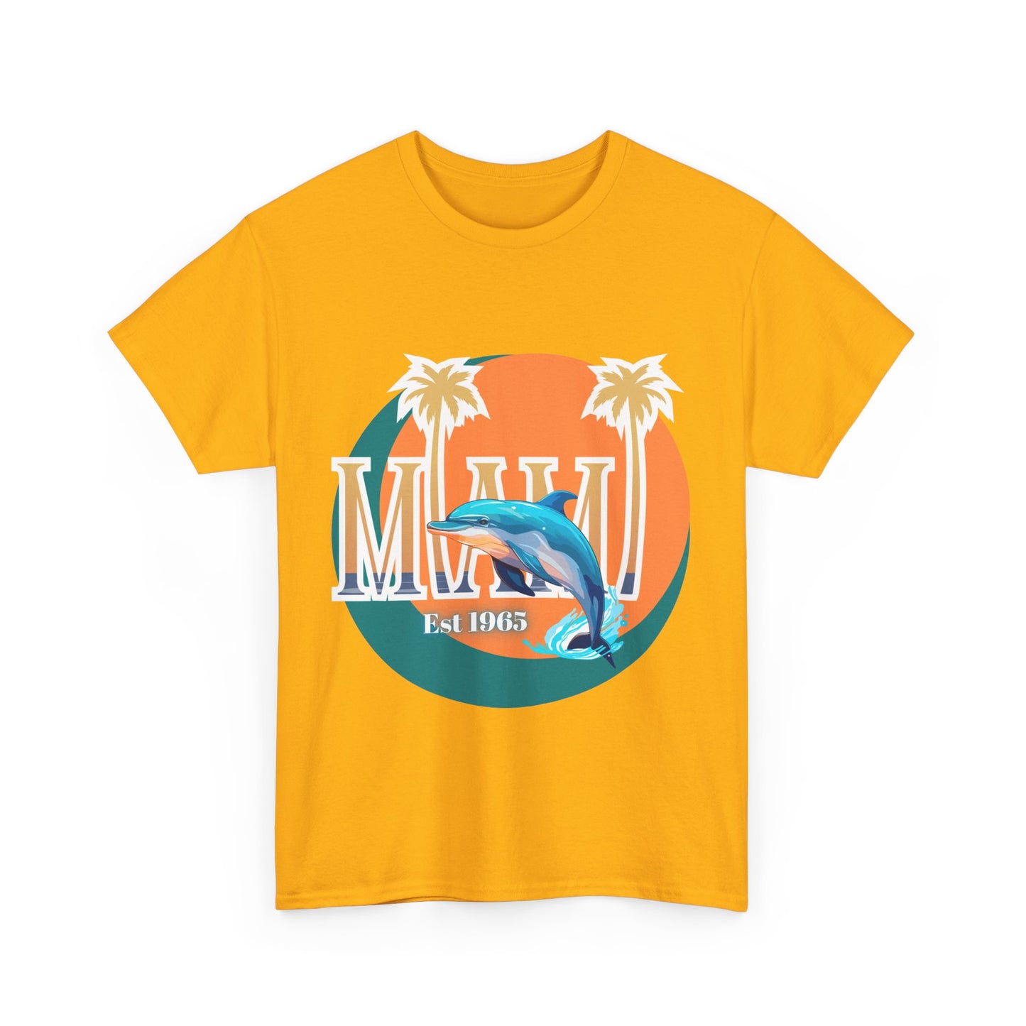 Miami Dolphins NFL Inspired Game Time Unisex Heavy Cotton Tee, Fantasy Football, Superbowl