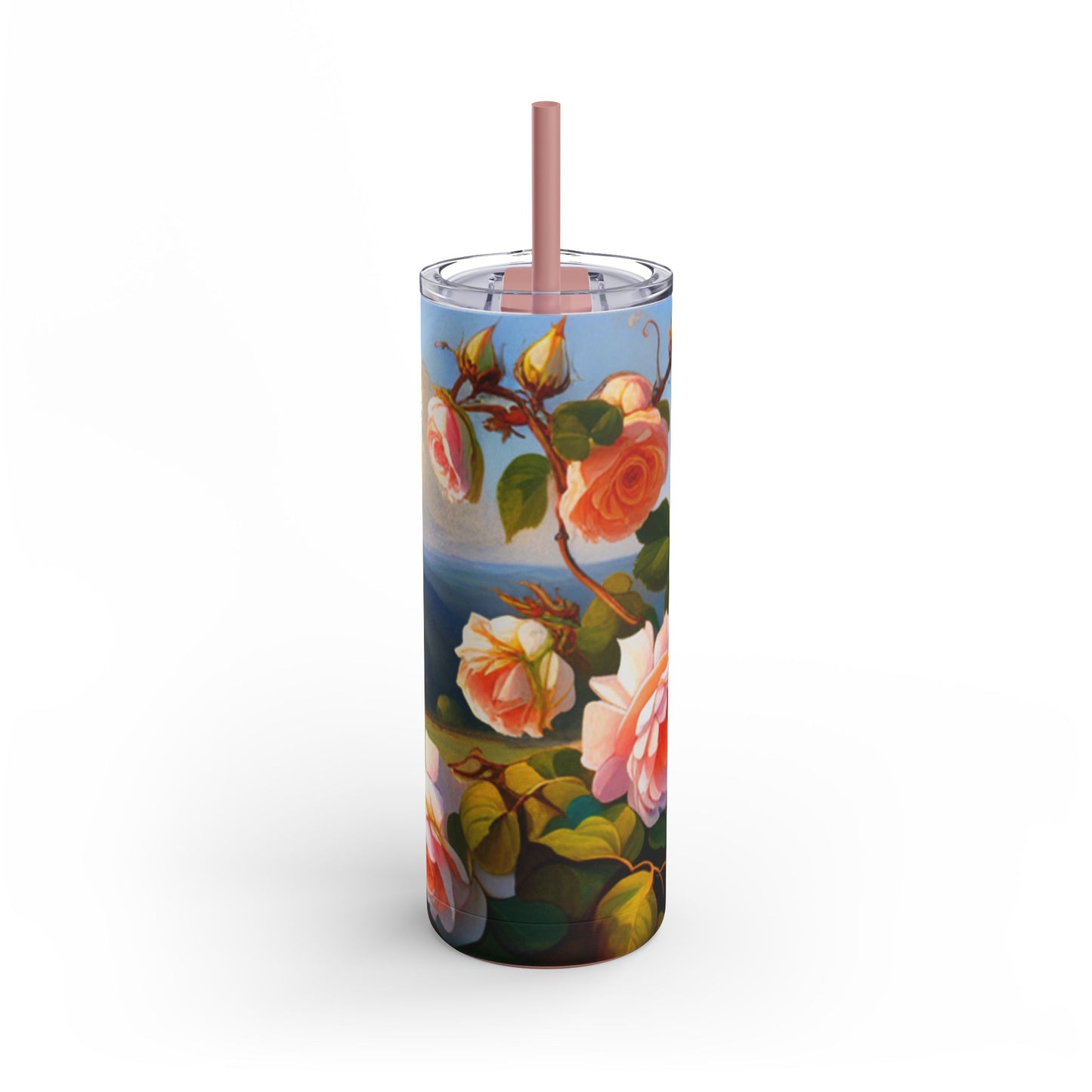 Tumbler - Scenery of Roses Maars Maker Skinny Matte Tumbler, 20oz