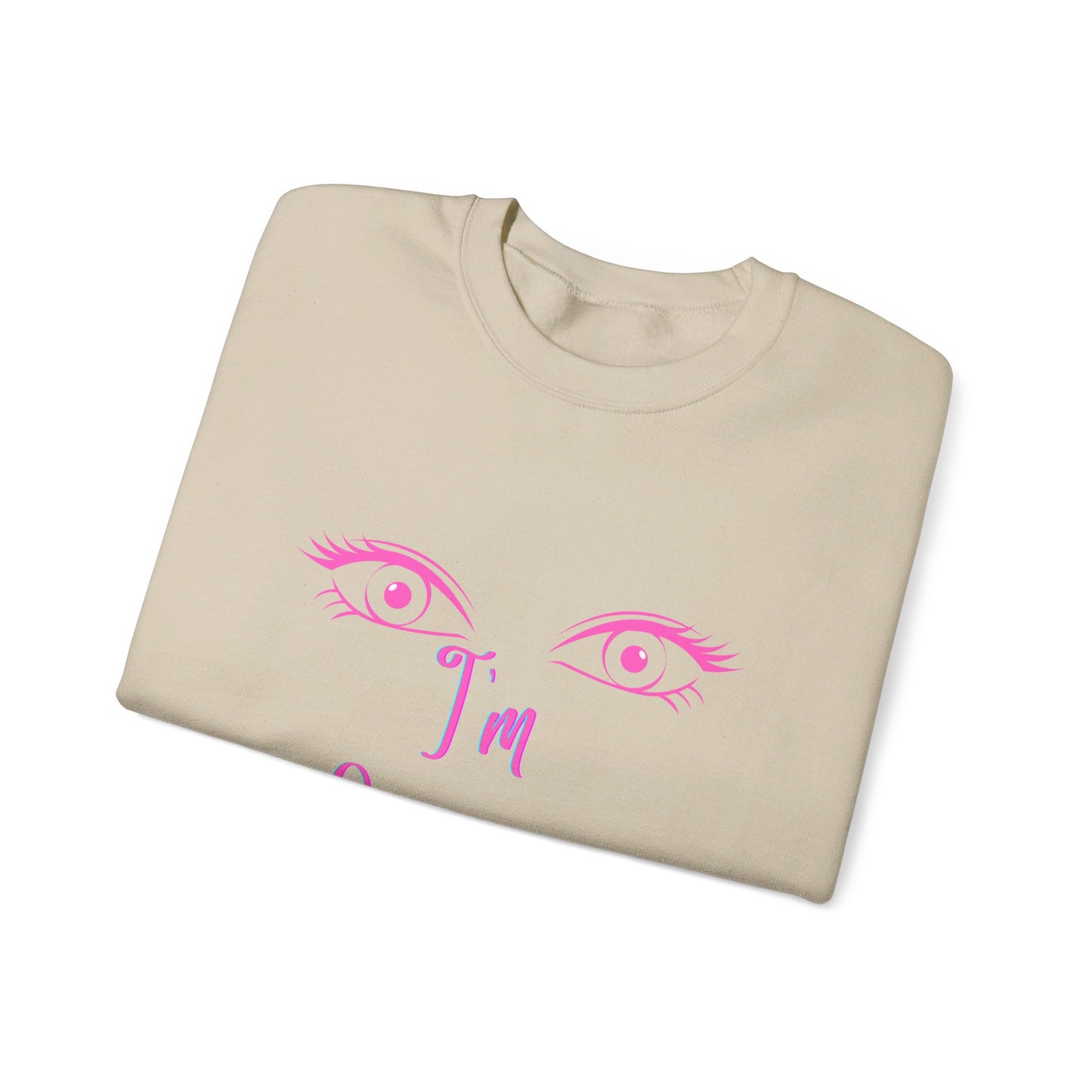 Seeing in HD Espresso Unisex Heavy Blend™ Crewneck Sweatshirt