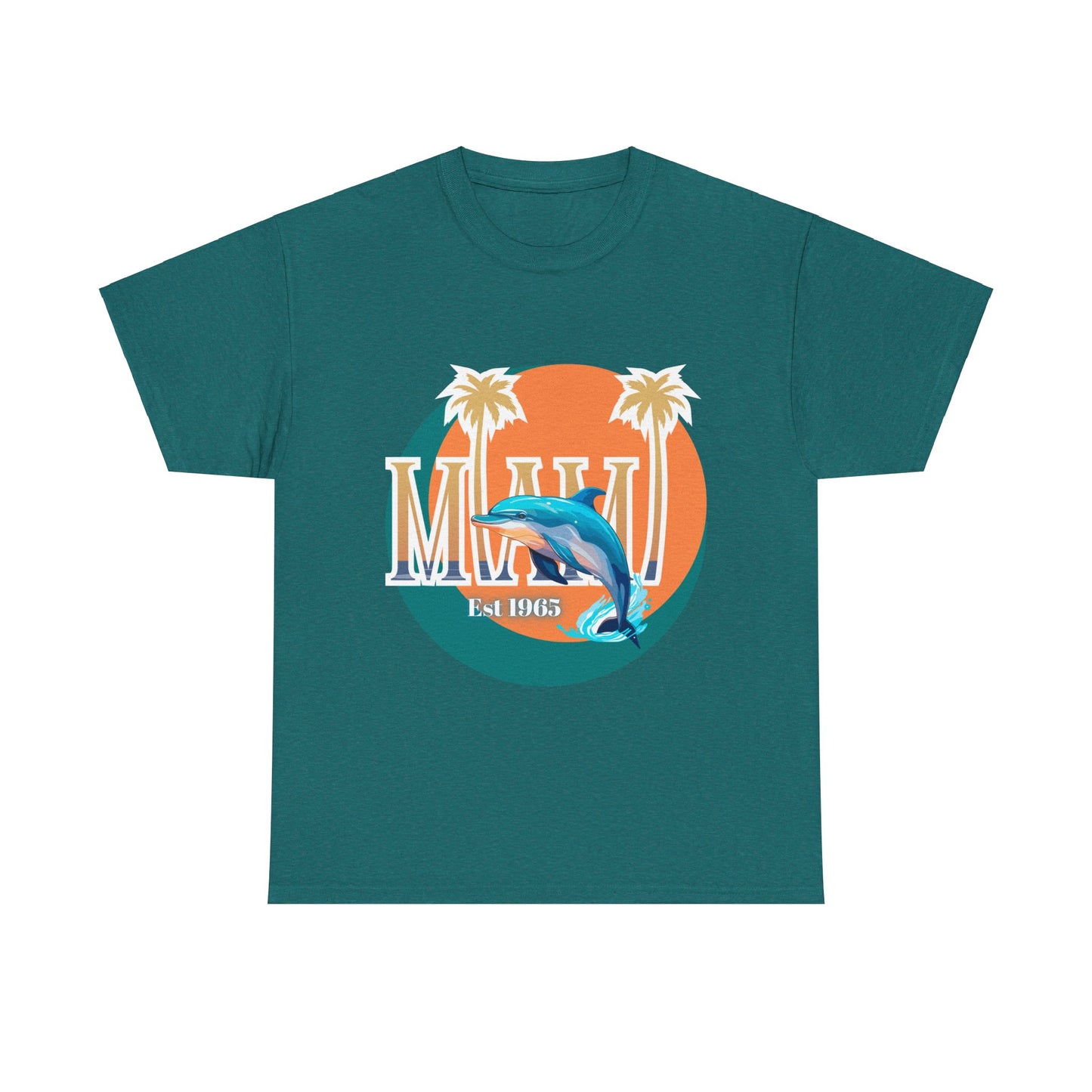 Miami Dolphins NFL Inspired Game Time Unisex Heavy Cotton Tee, Fantasy Football, Superbowl