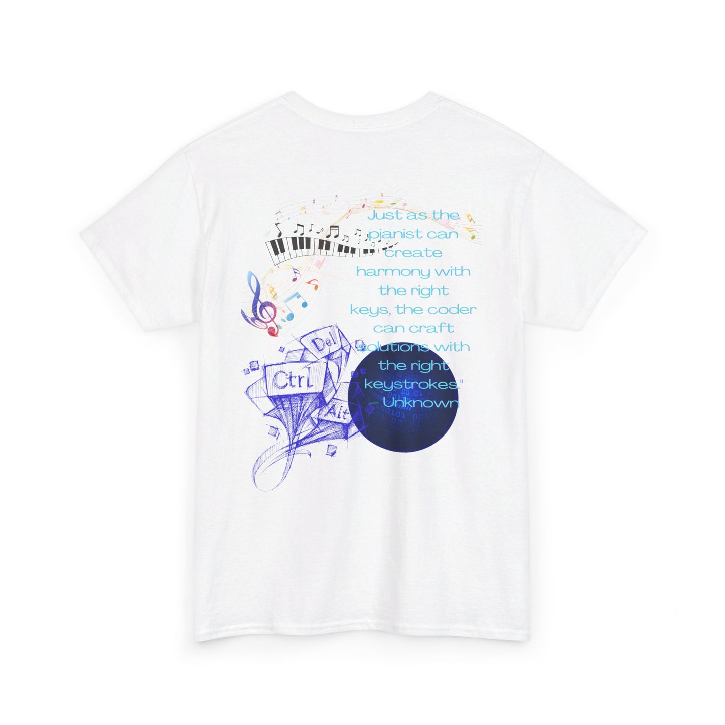 It's All In The Keys Unisex Heavy Cotton Tee