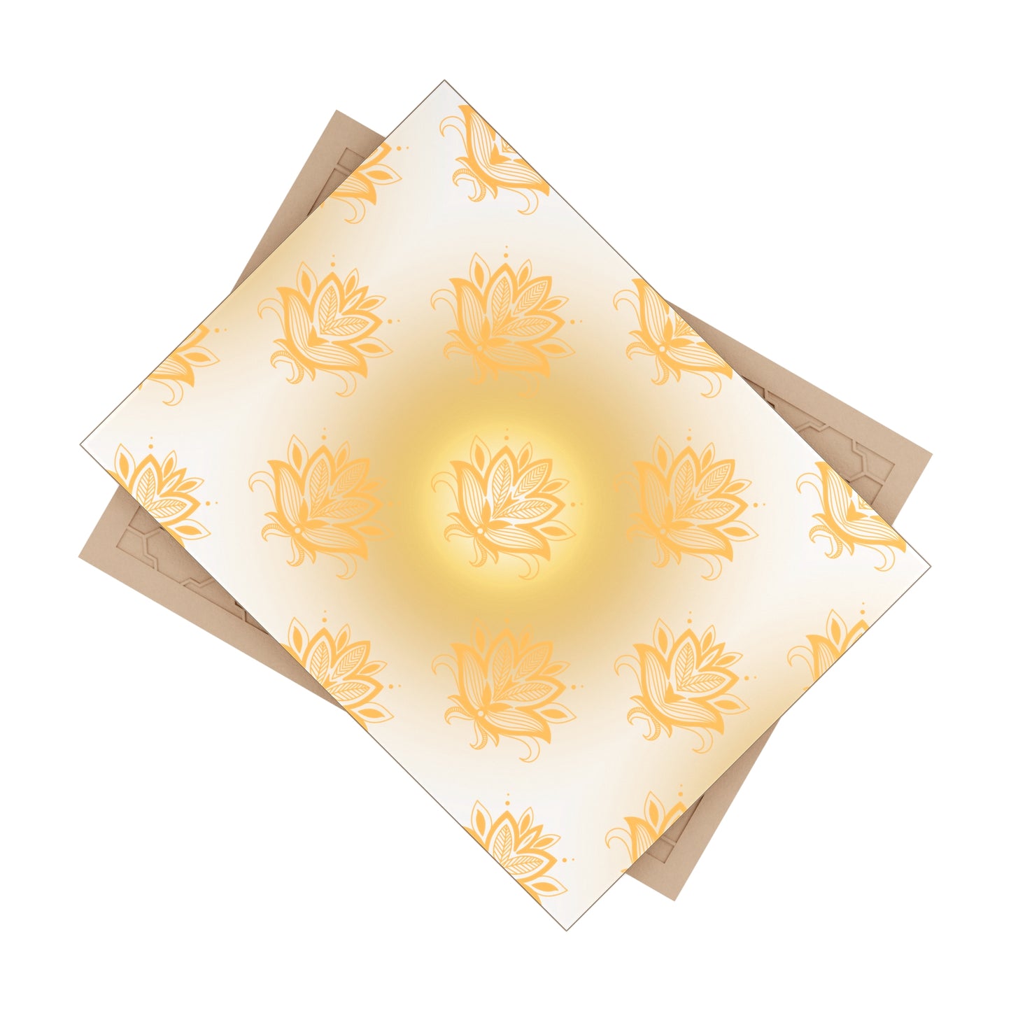 Ceramic Tile, Lotus Sunset Floral Home Decor, Nature Lover Gift, Rustic Kitchen Accent, Housewarming Present, Botanical Wall Art