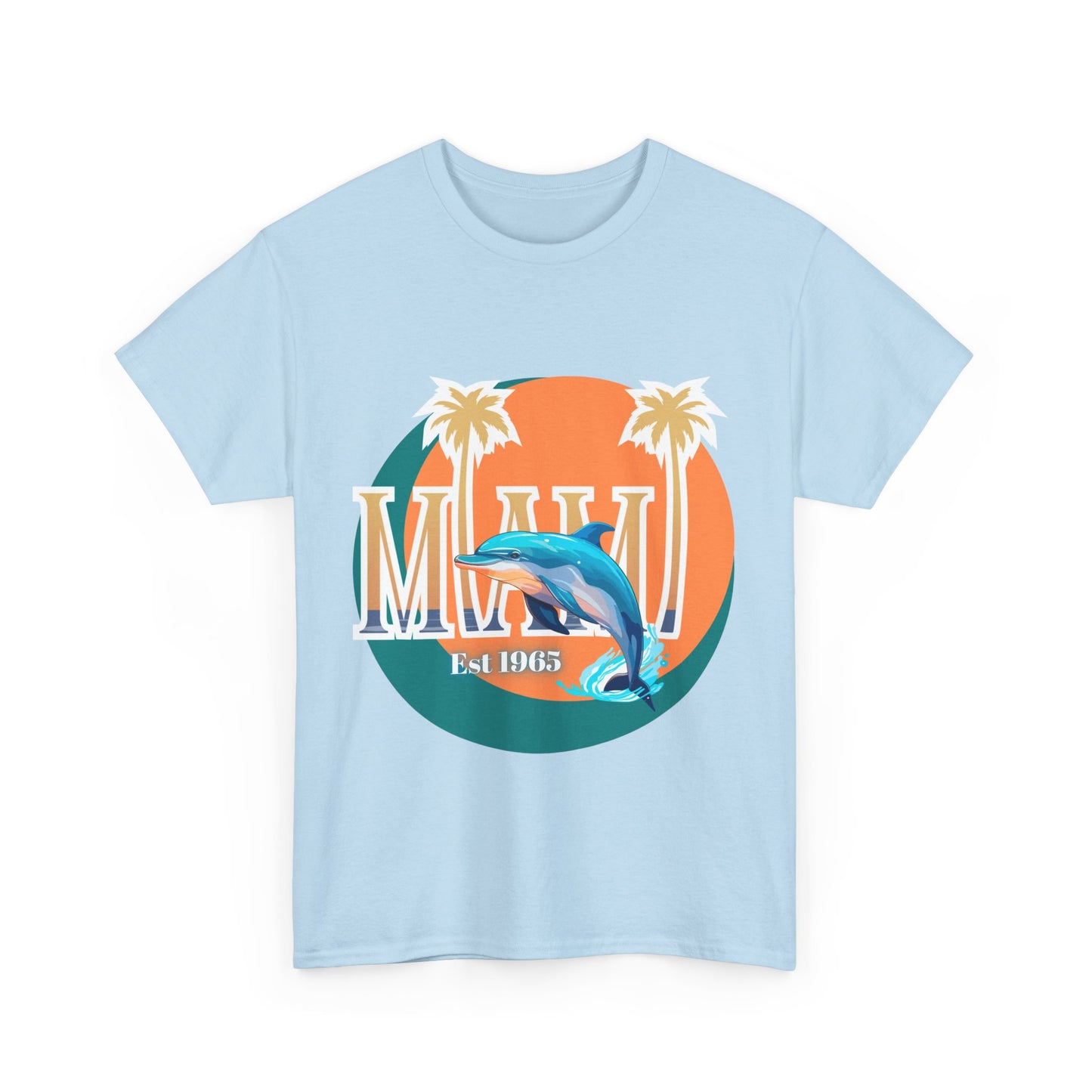 Miami Dolphins NFL Inspired Game Time Unisex Heavy Cotton Tee, Fantasy Football, Superbowl
