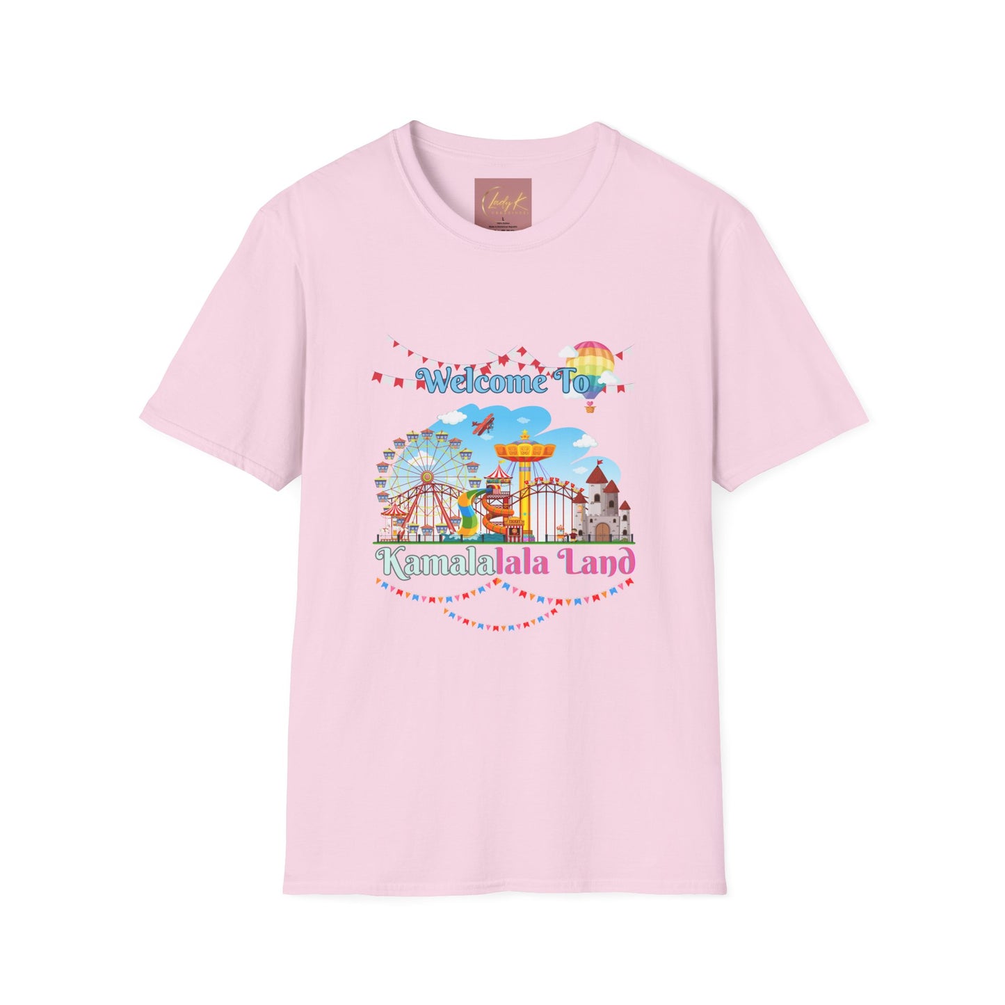 Kamala lalaland Unisex Soft-style T-shirt, Presidential Candidate Unisex Softstyle T-Shirt, Election 2024, Election Season, USA Politics, Equality Shirt