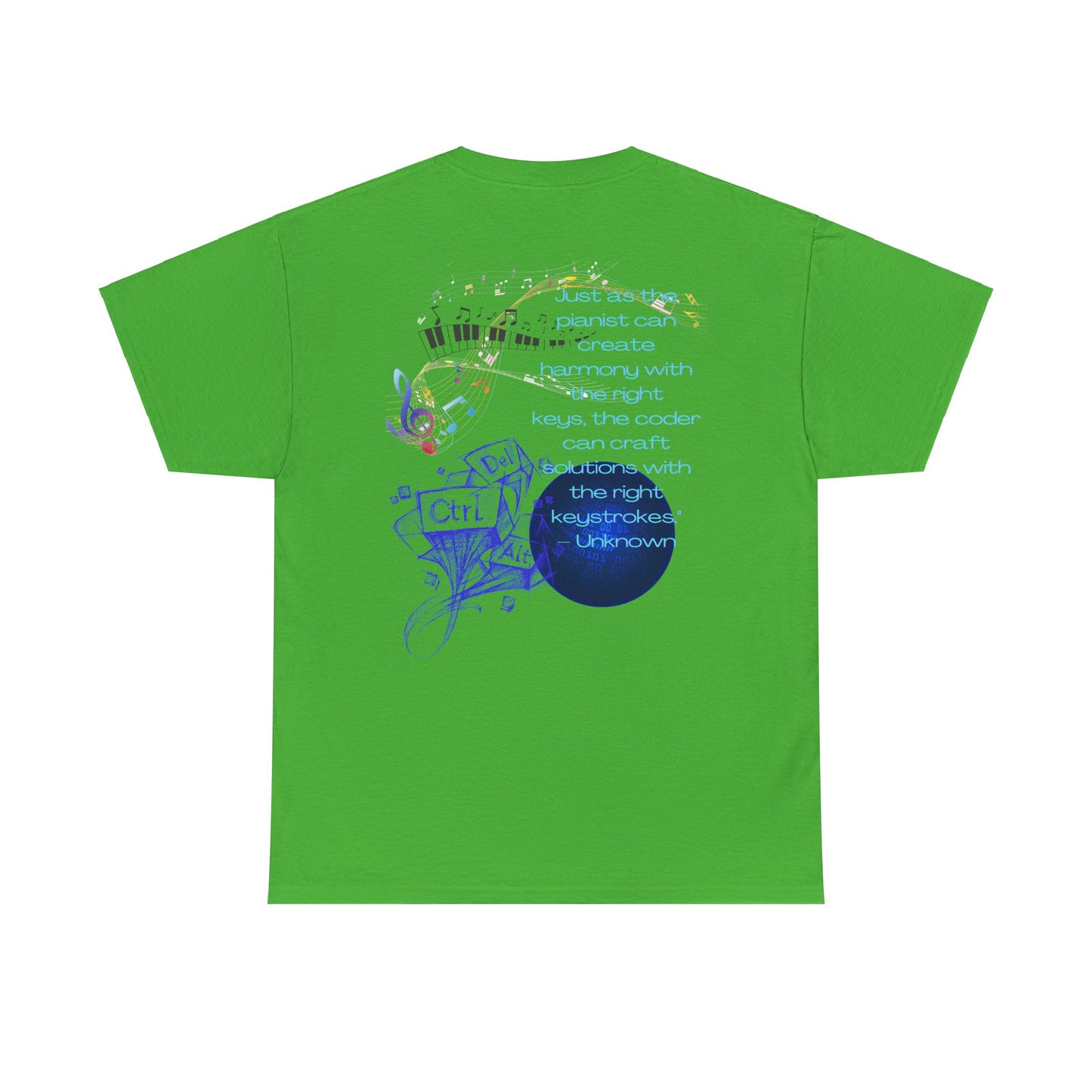 The Right Keys Unisex Tee, Pianist and Coder Gift, Music and Tech Lover Shirt, Programmer and Musician Top, Keyboardist