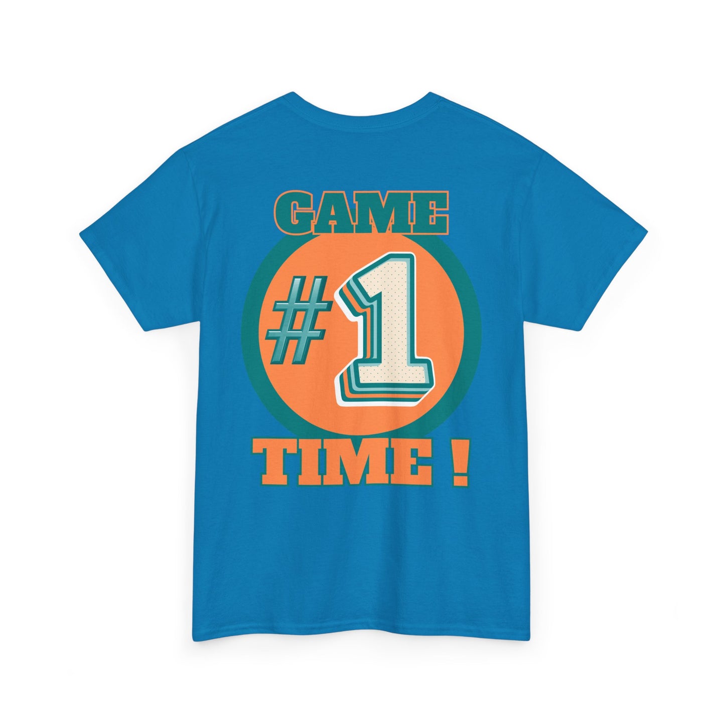 Miami Dolphins NFL Inspired Game Time Unisex Heavy Cotton Tee, Fantasy Football, Superbowl