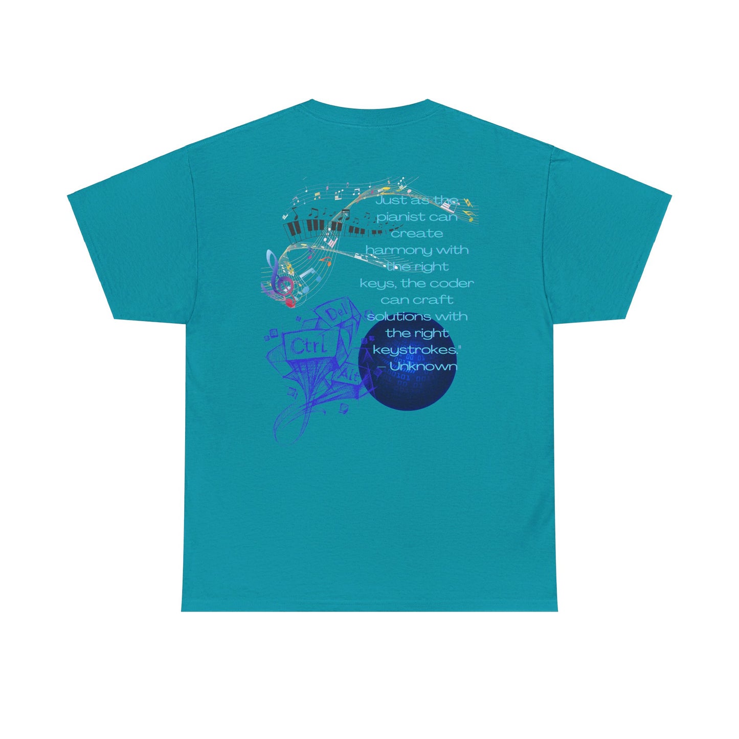 It's All In The Keys Unisex Heavy Cotton Tee